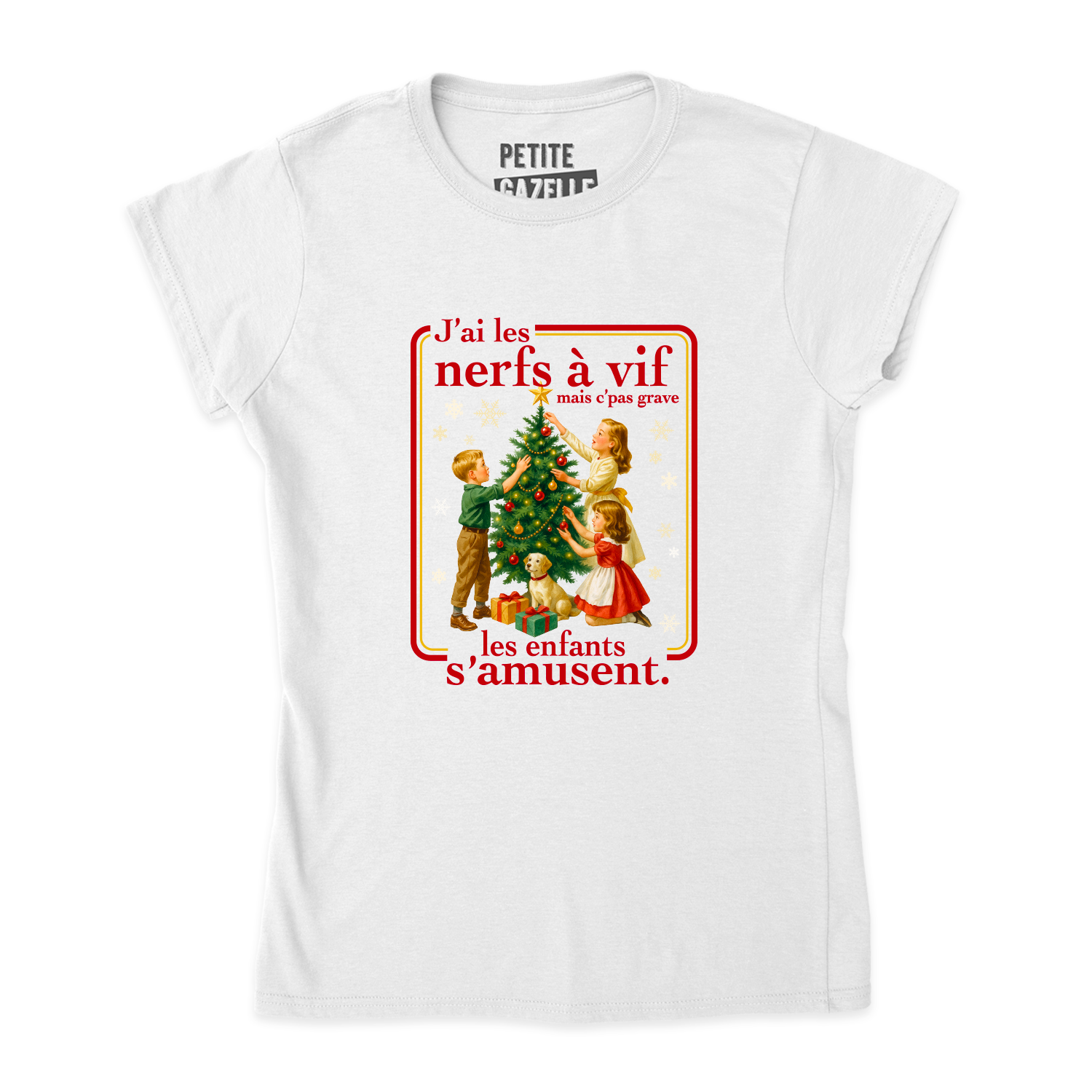 TSHIRT AJUSTÉ | J'ai les nerfs à vif