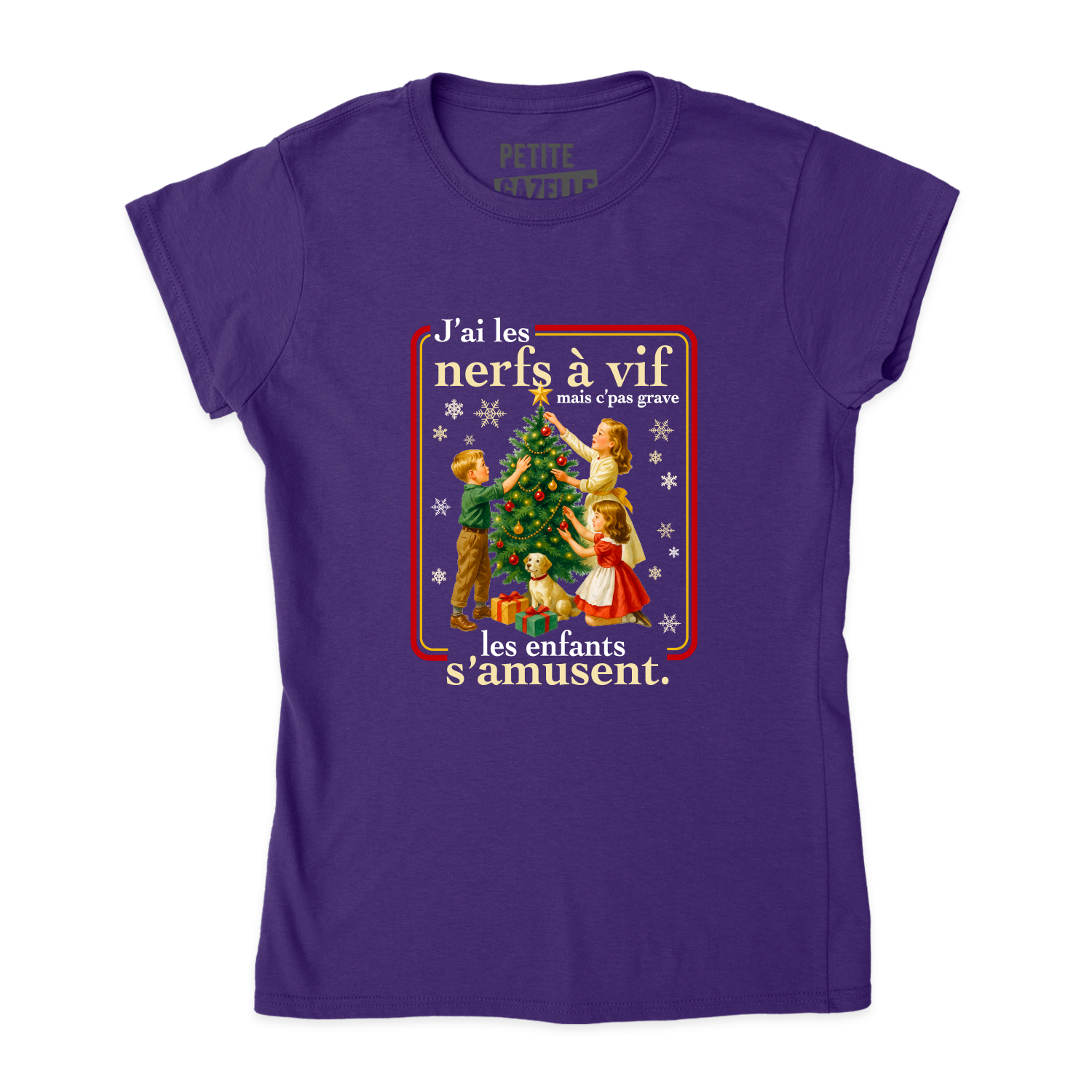 TSHIRT AJUSTÉ | J'ai les nerfs à vif