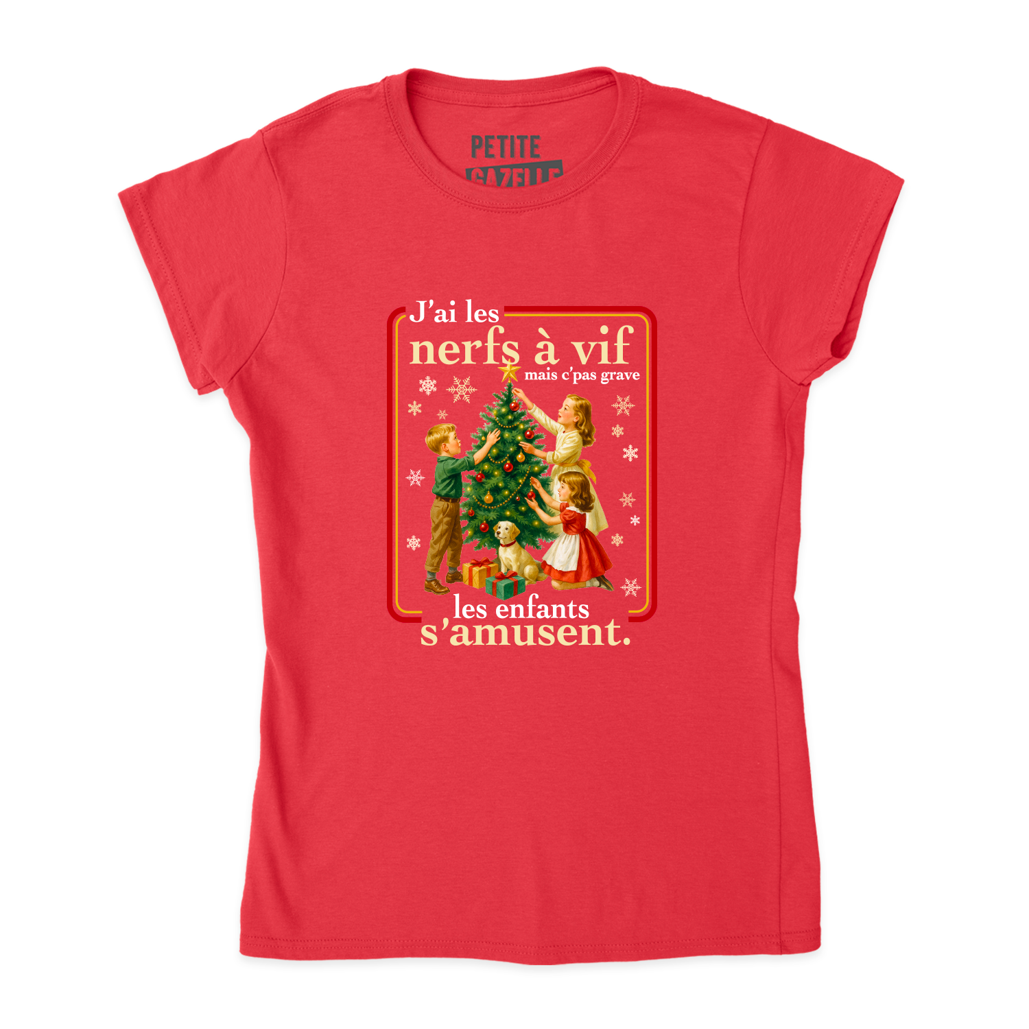 TSHIRT AJUSTÉ | J'ai les nerfs à vif