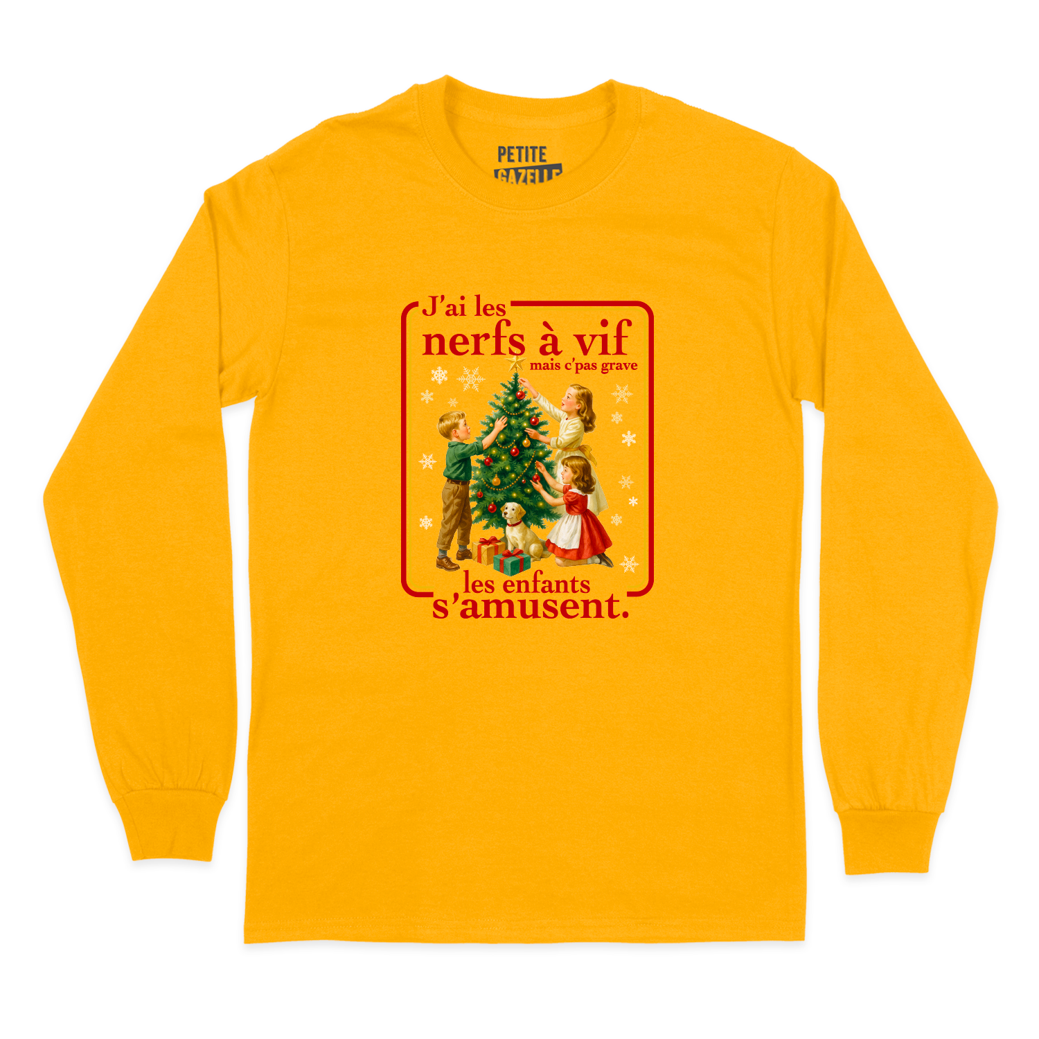 T-SHIRT À MANCHES LONGUES | J'ai les nerfs à vif