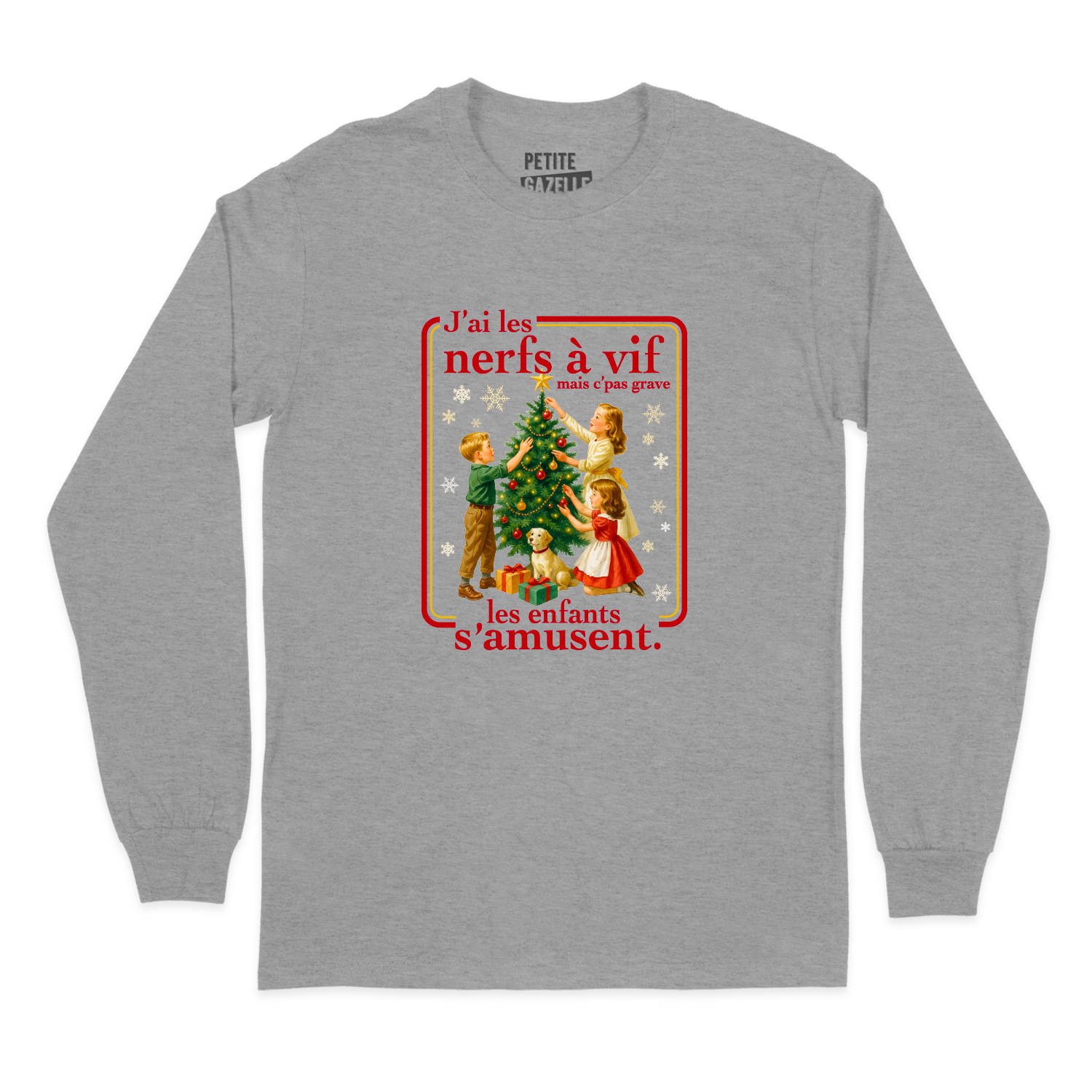 T-SHIRT À MANCHES LONGUES | J'ai les nerfs à vif