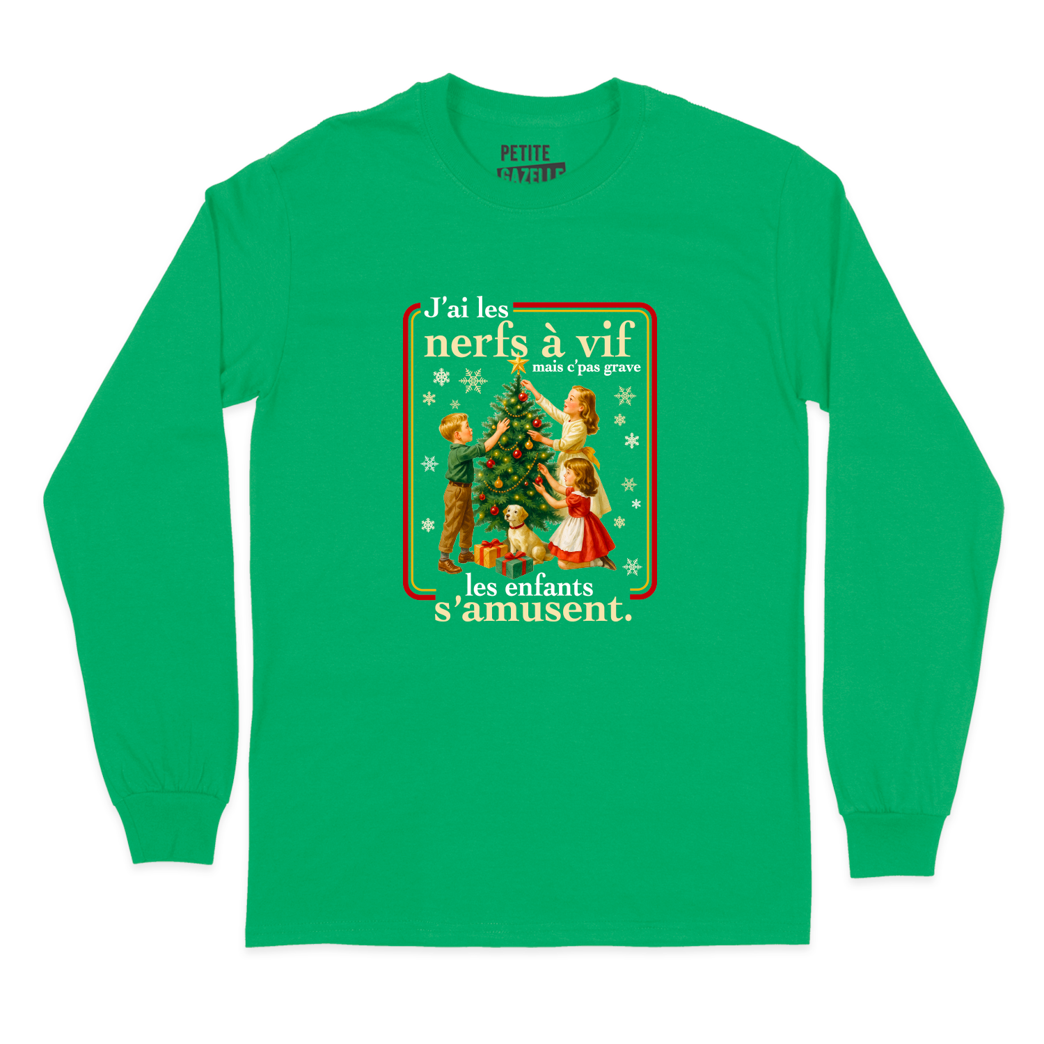 T-SHIRT À MANCHES LONGUES | J'ai les nerfs à vif