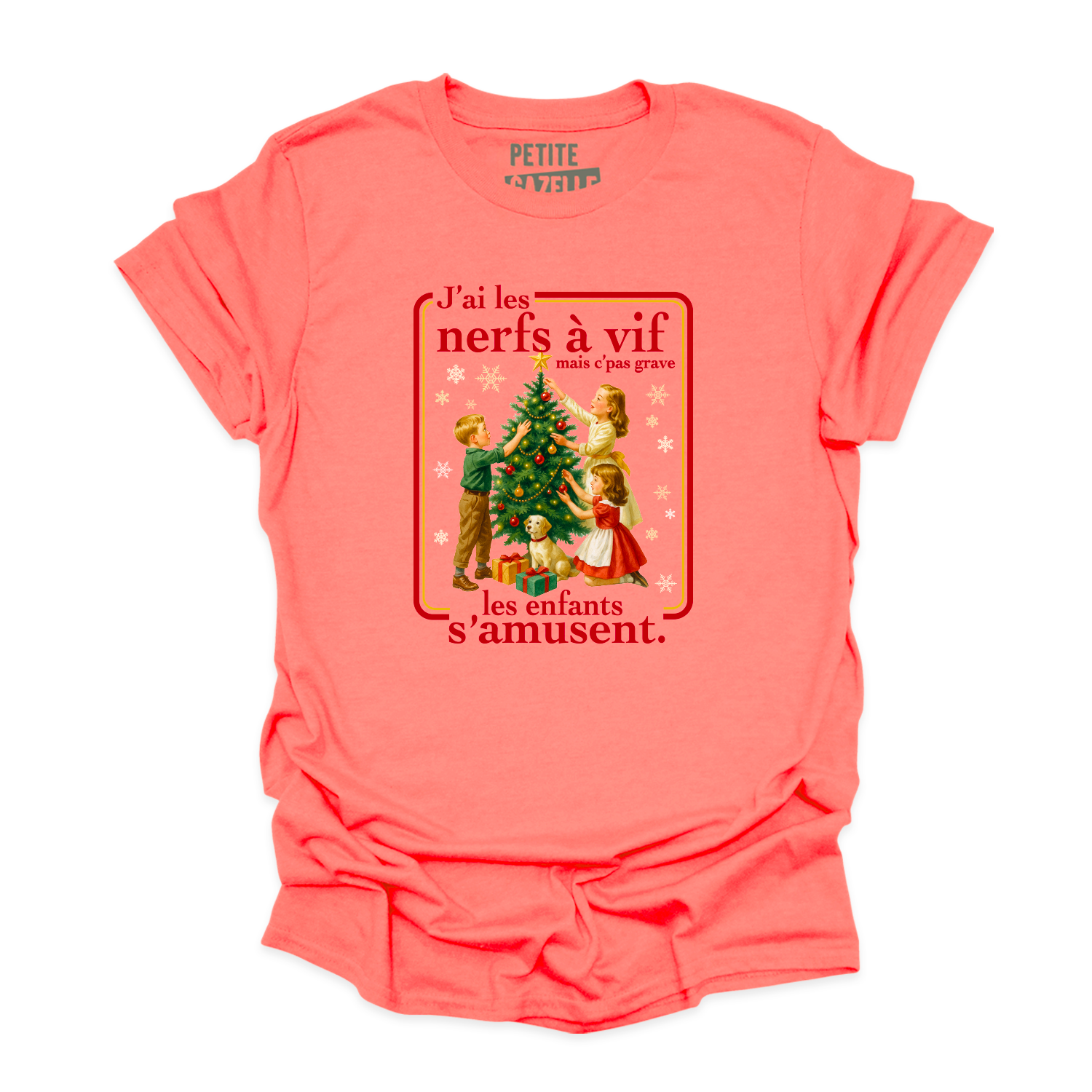 T-SHIRT COL ROND | J'ai les nerfs à vif