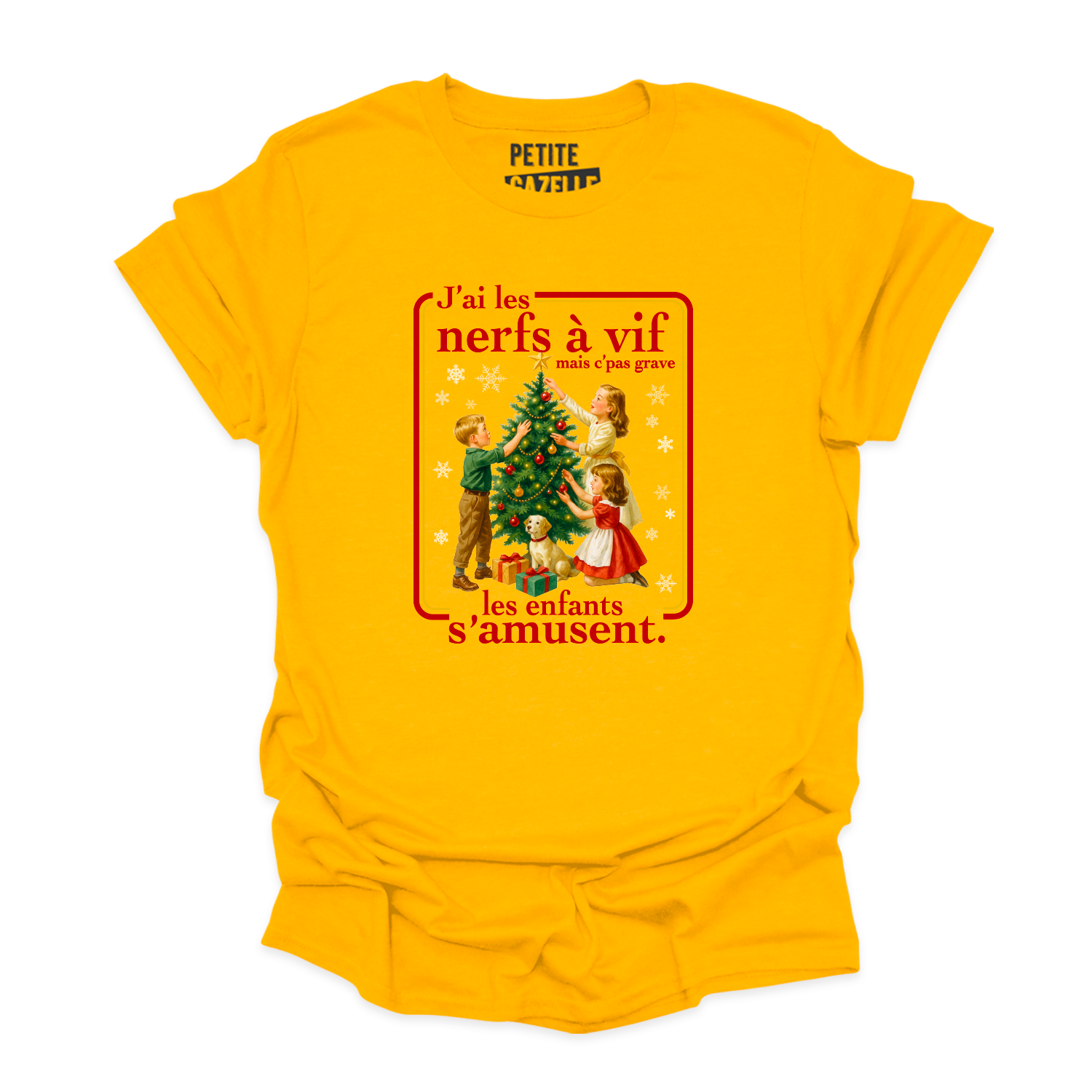 T-SHIRT COL ROND | J'ai les nerfs à vif