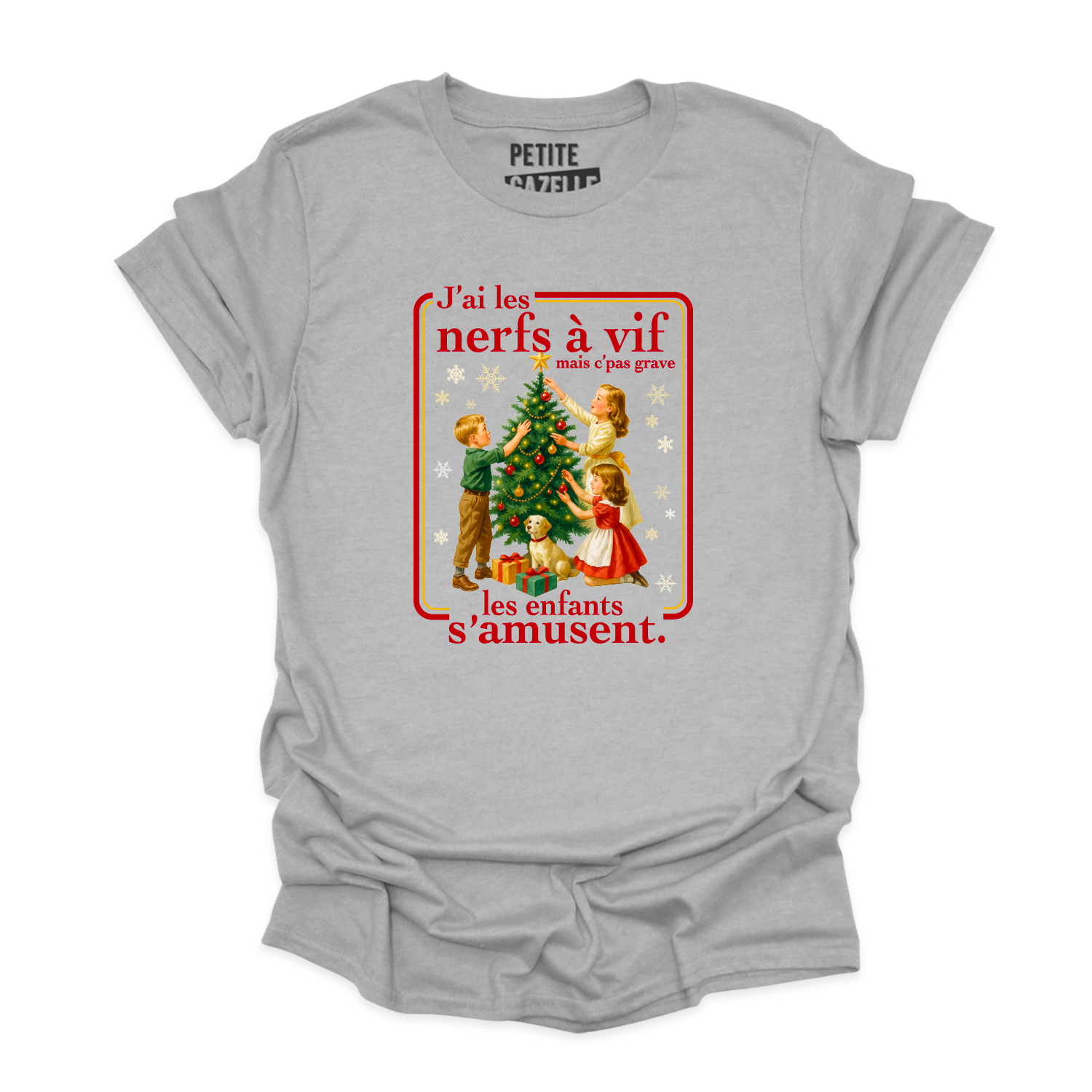 T-SHIRT COL ROND | J'ai les nerfs à vif