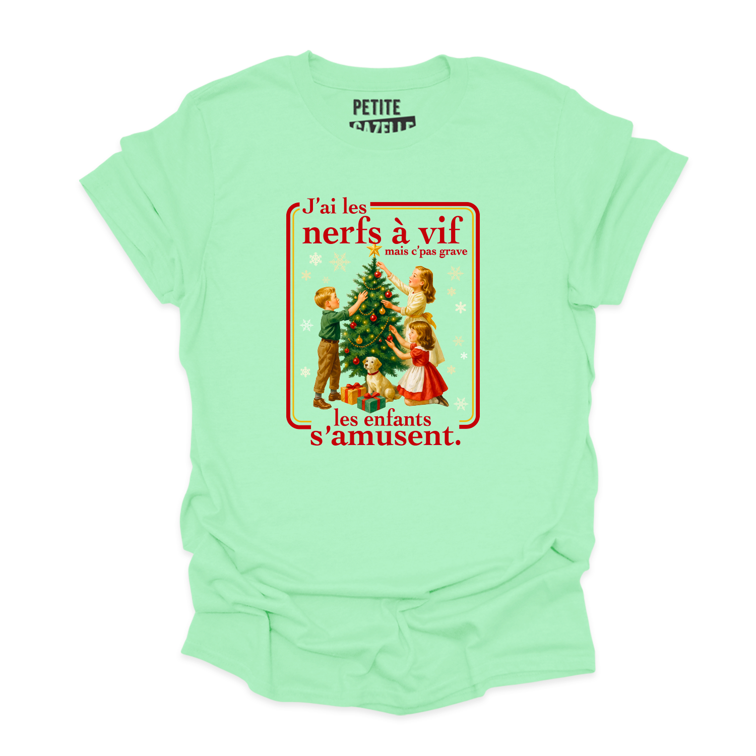 T-SHIRT COL ROND | J'ai les nerfs à vif