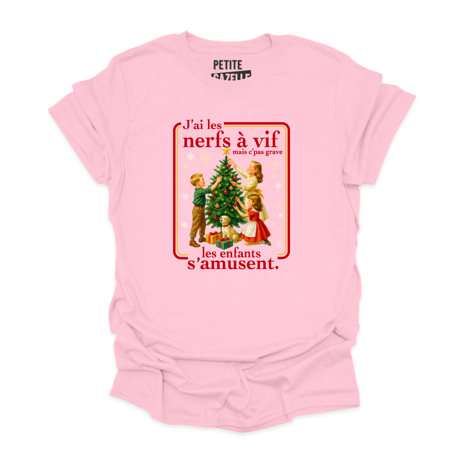 T-SHIRT COL ROND | J'ai les nerfs à vif