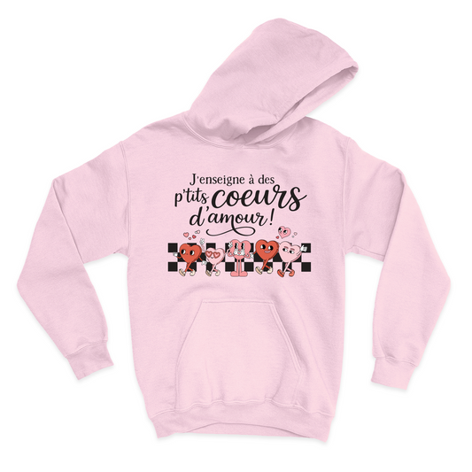 HOODIE | J'enseigne à des p'tits coeurs
