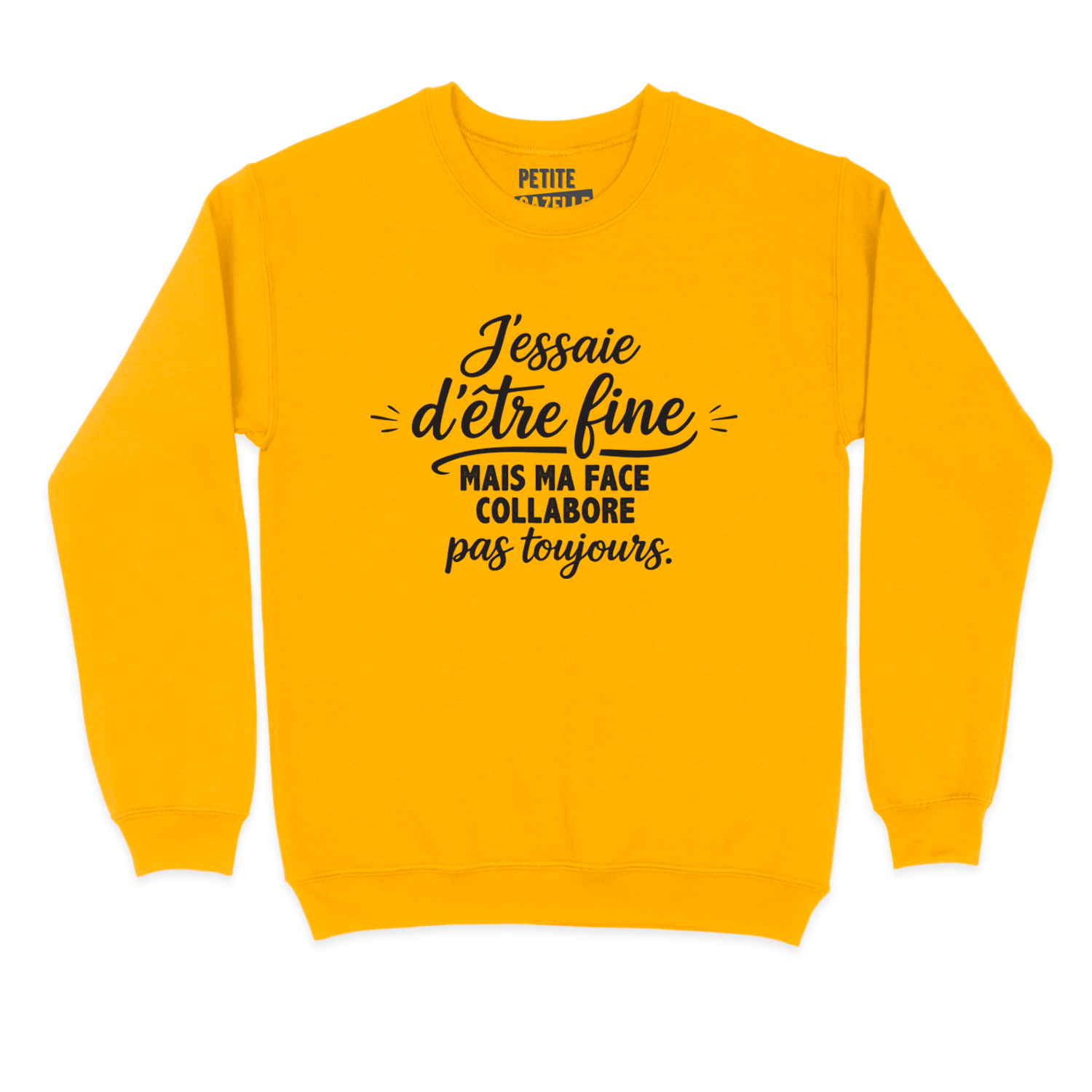 COTON OUATÉ | J'essaie d'être fine mais ma face collabore pas toujours.