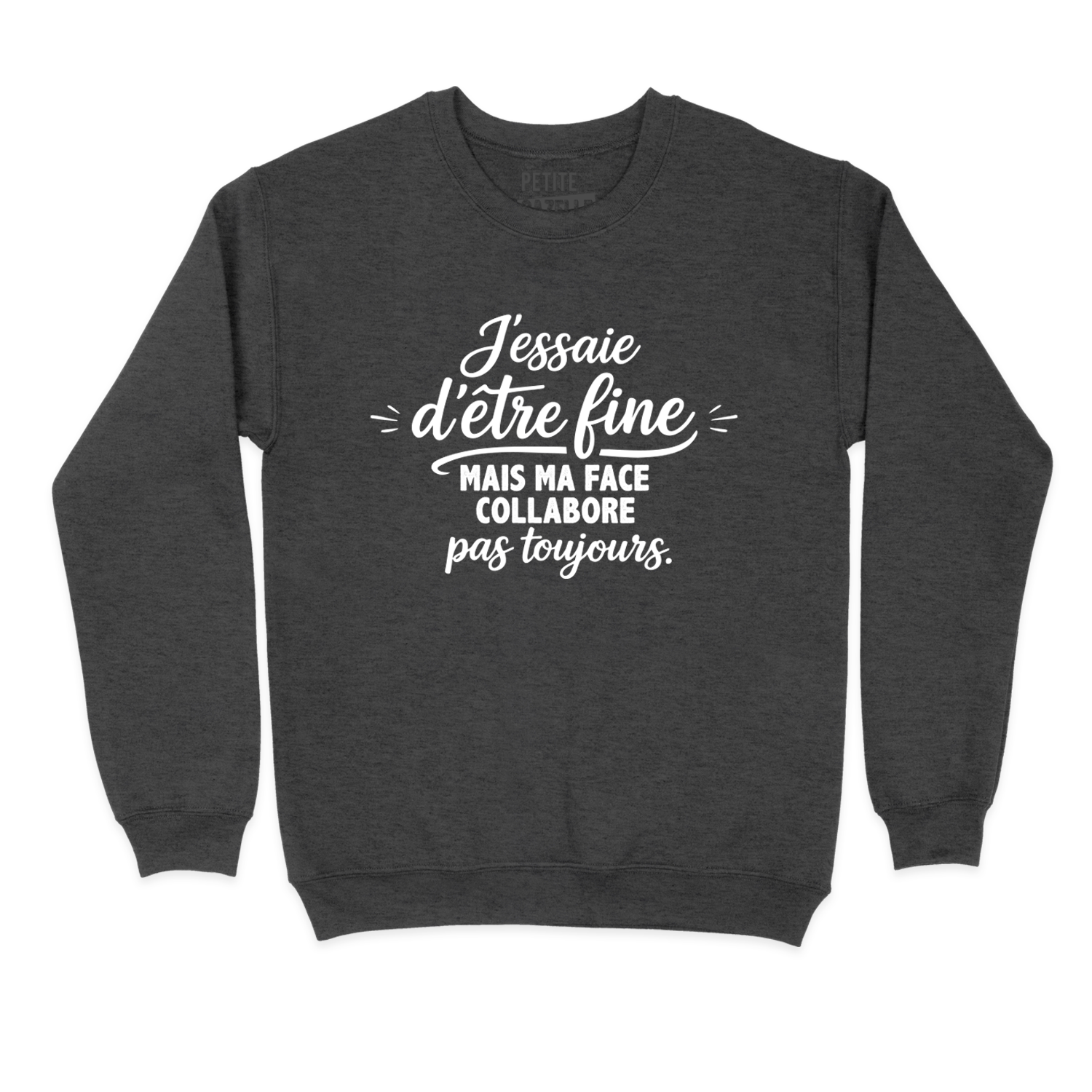 COTON OUATÉ | J'essaie d'être fine mais ma face collabore pas toujours.