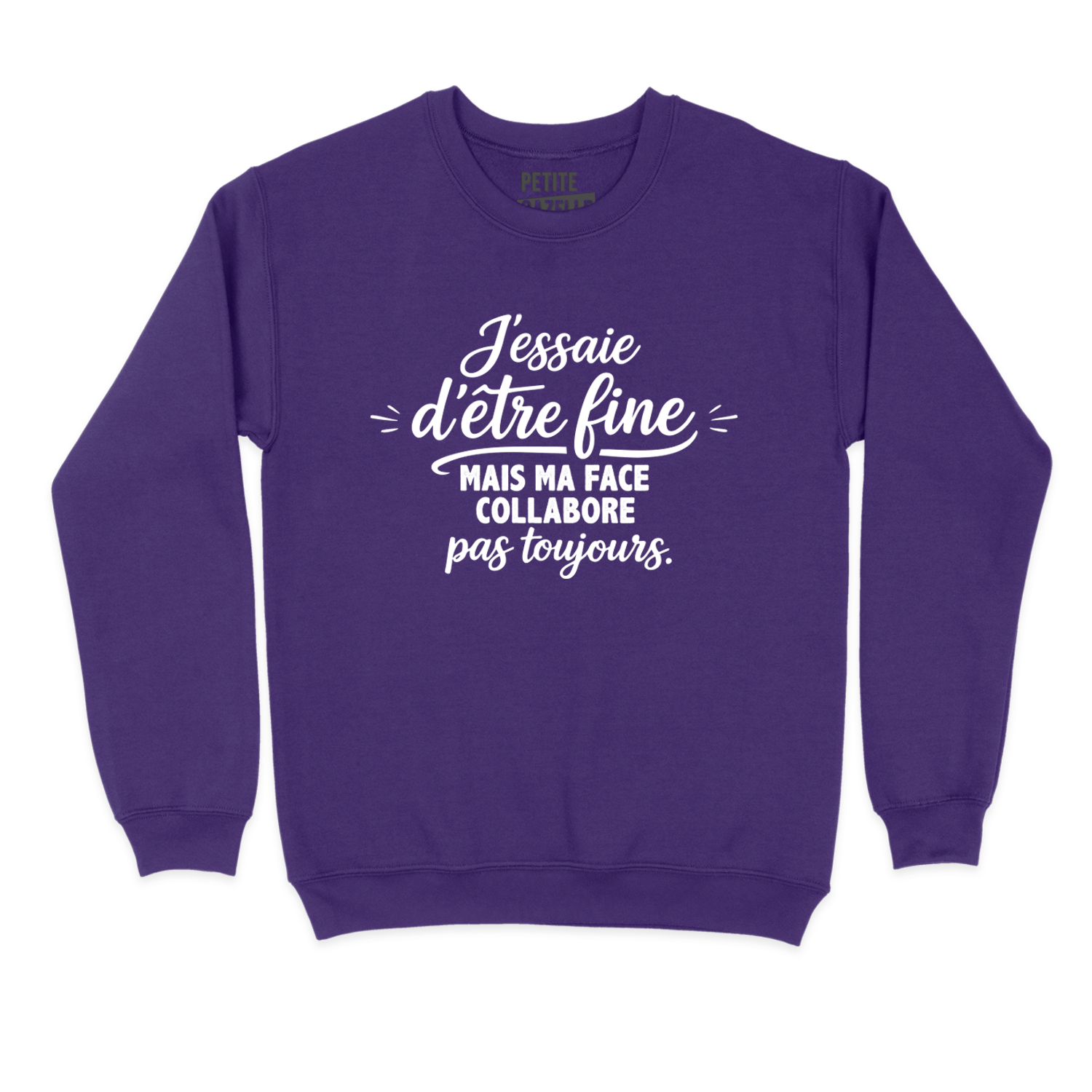 COTON OUATÉ | J'essaie d'être fine mais ma face collabore pas toujours.