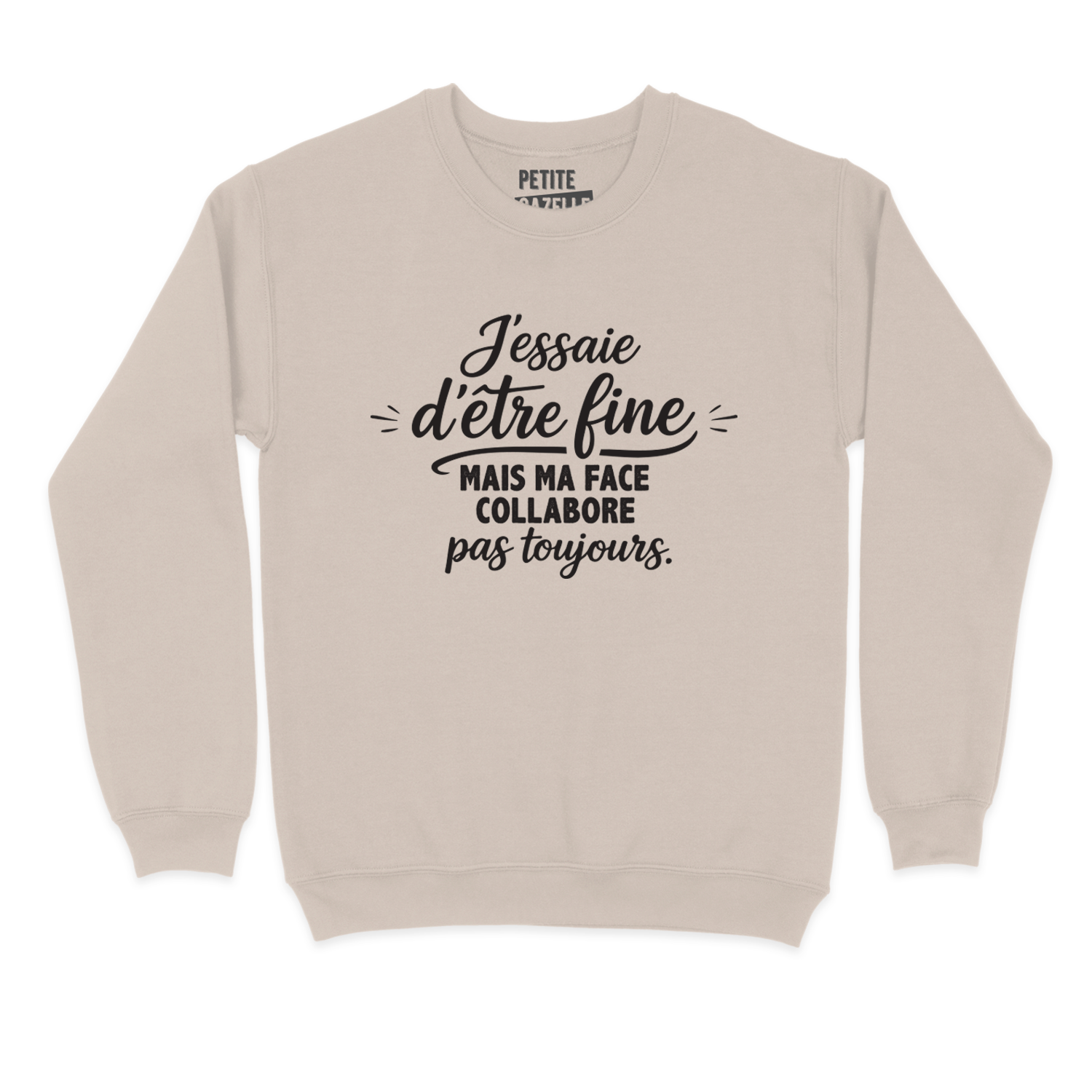 COTON OUATÉ | J'essaie d'être fine mais ma face collabore pas toujours.