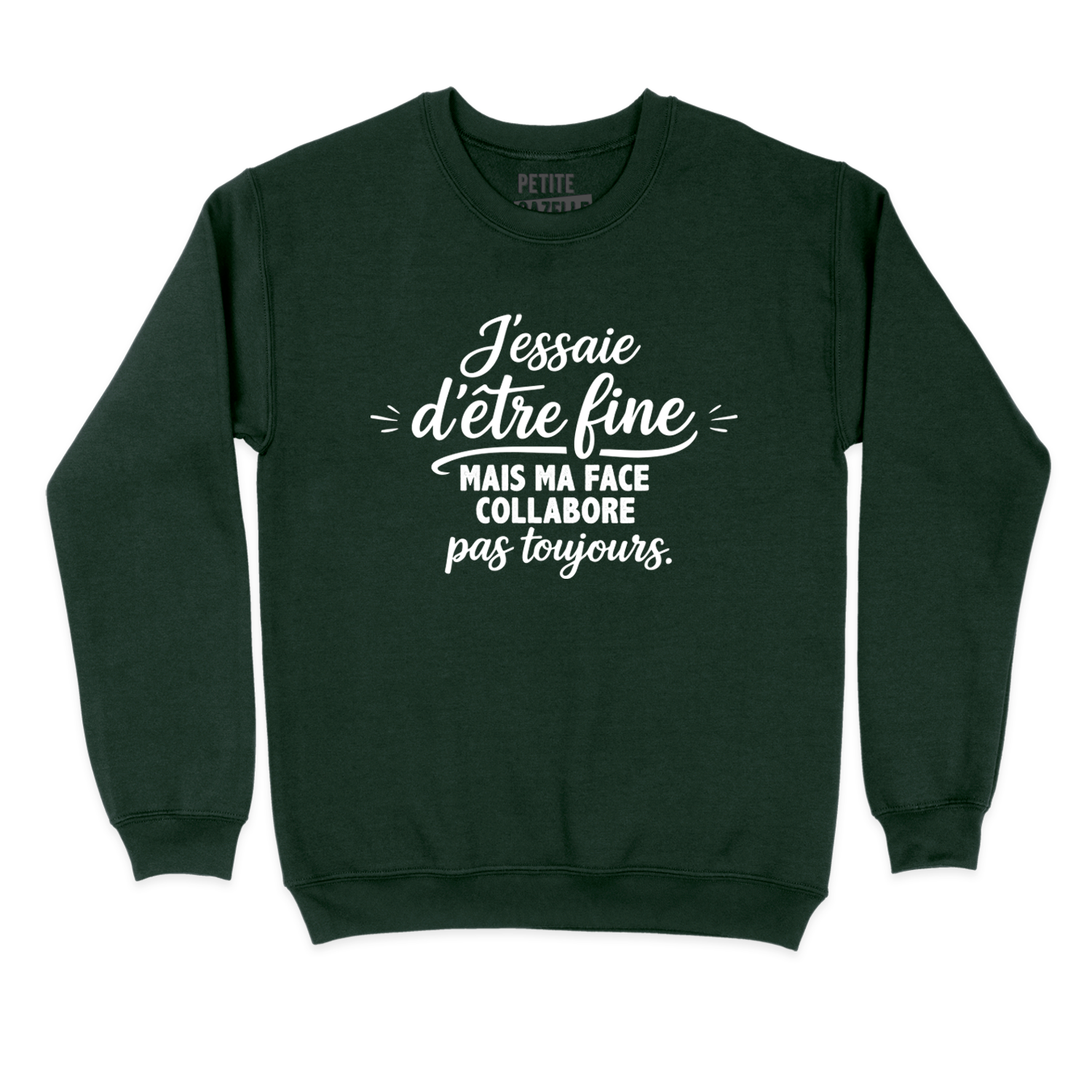 COTON OUATÉ | J'essaie d'être fine mais ma face collabore pas toujours.