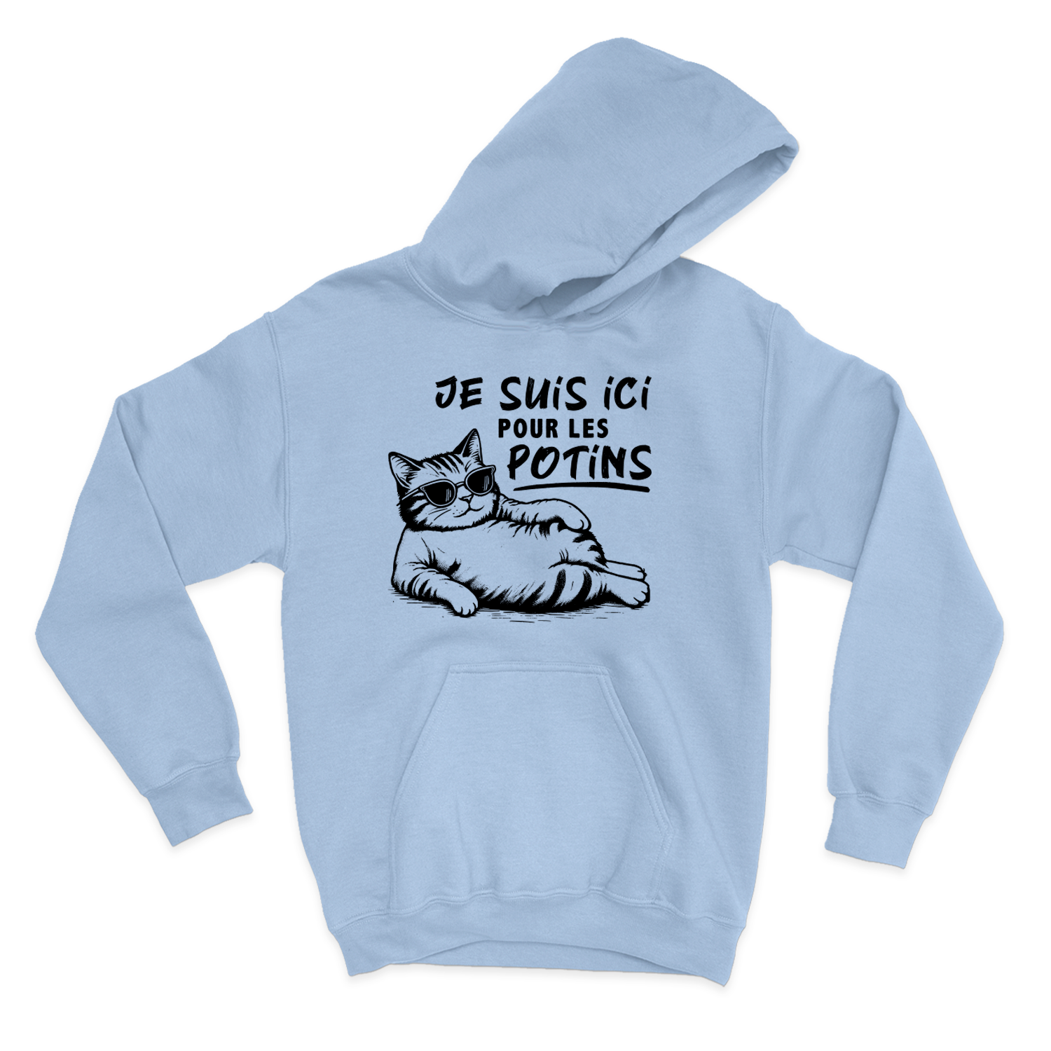 HOODIE | Je suis ici pour les potins