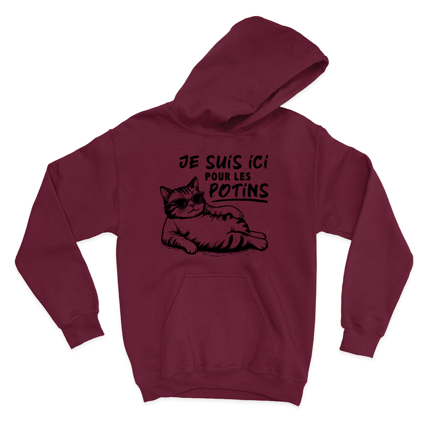 HOODIE | Je suis ici pour les potins