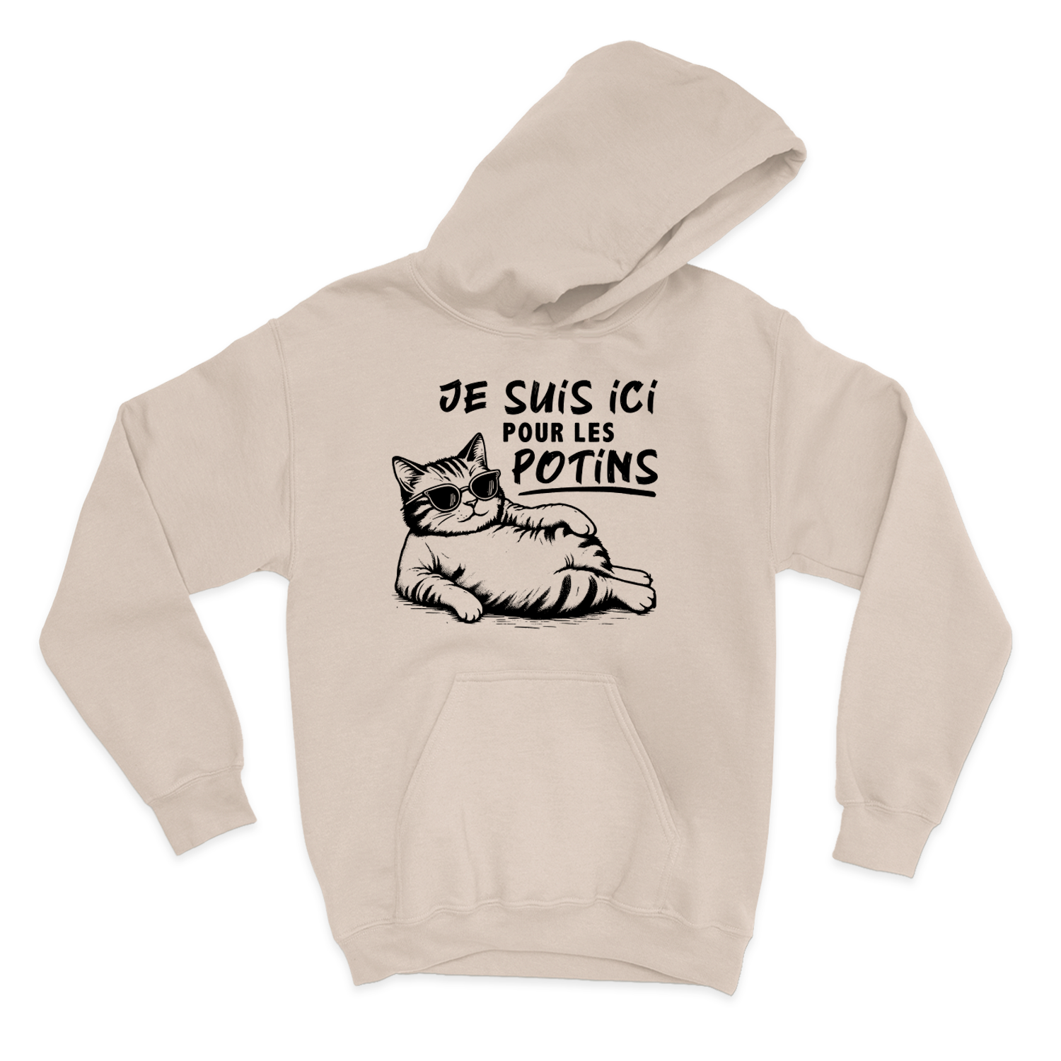 HOODIE | Je suis ici pour les potins