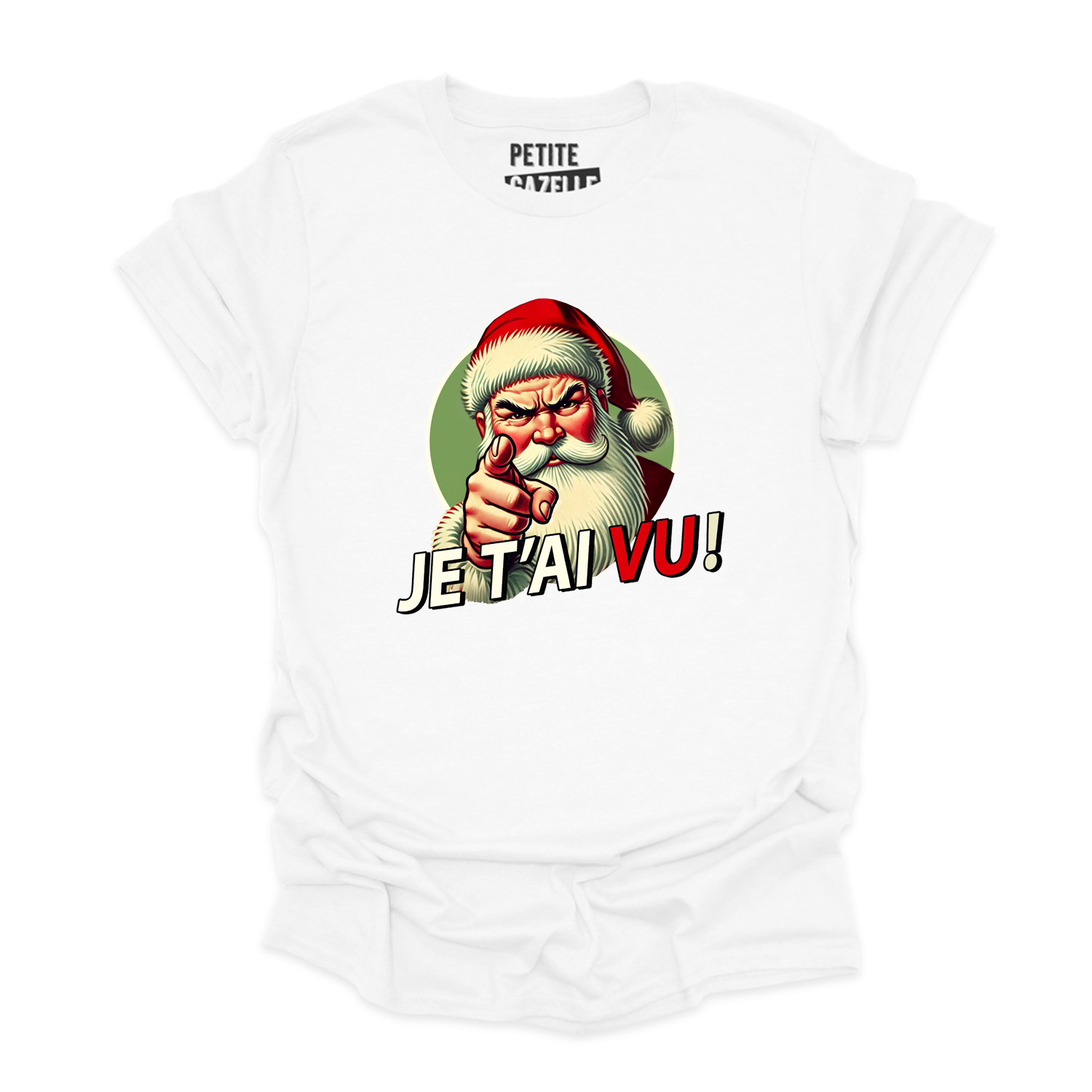 T-SHIRT COL ROND | Je t'ai vu !