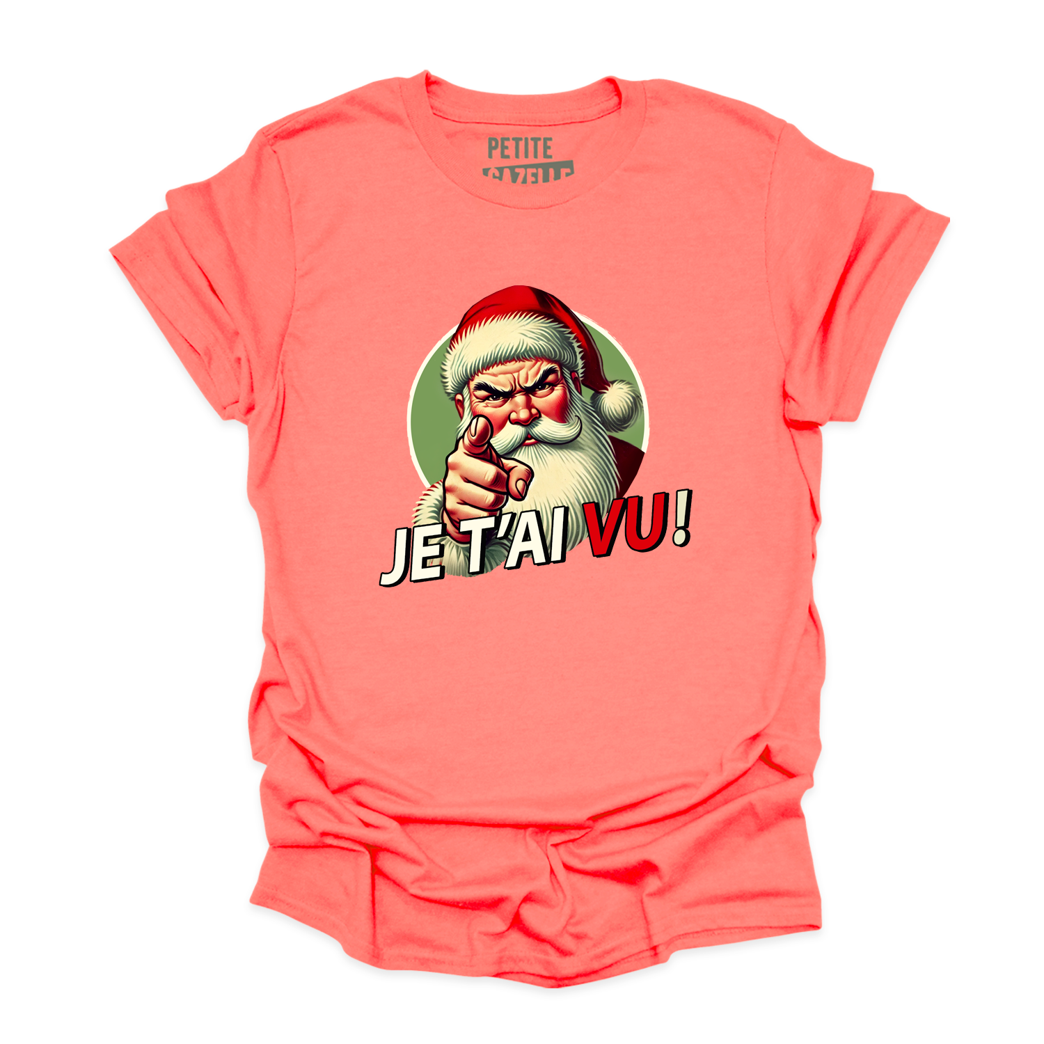 T-SHIRT COL ROND | Je t'ai vu !