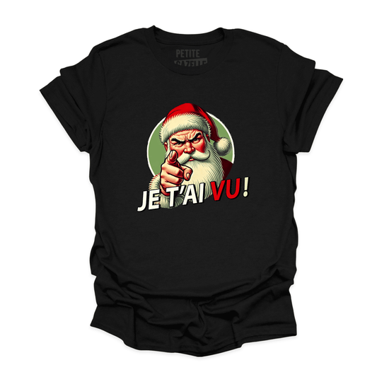 T - SHIRT COL ROND | Je t'ai vu ! - T-shirt Unisexe Col Rond - Petite Gazelle Atelier