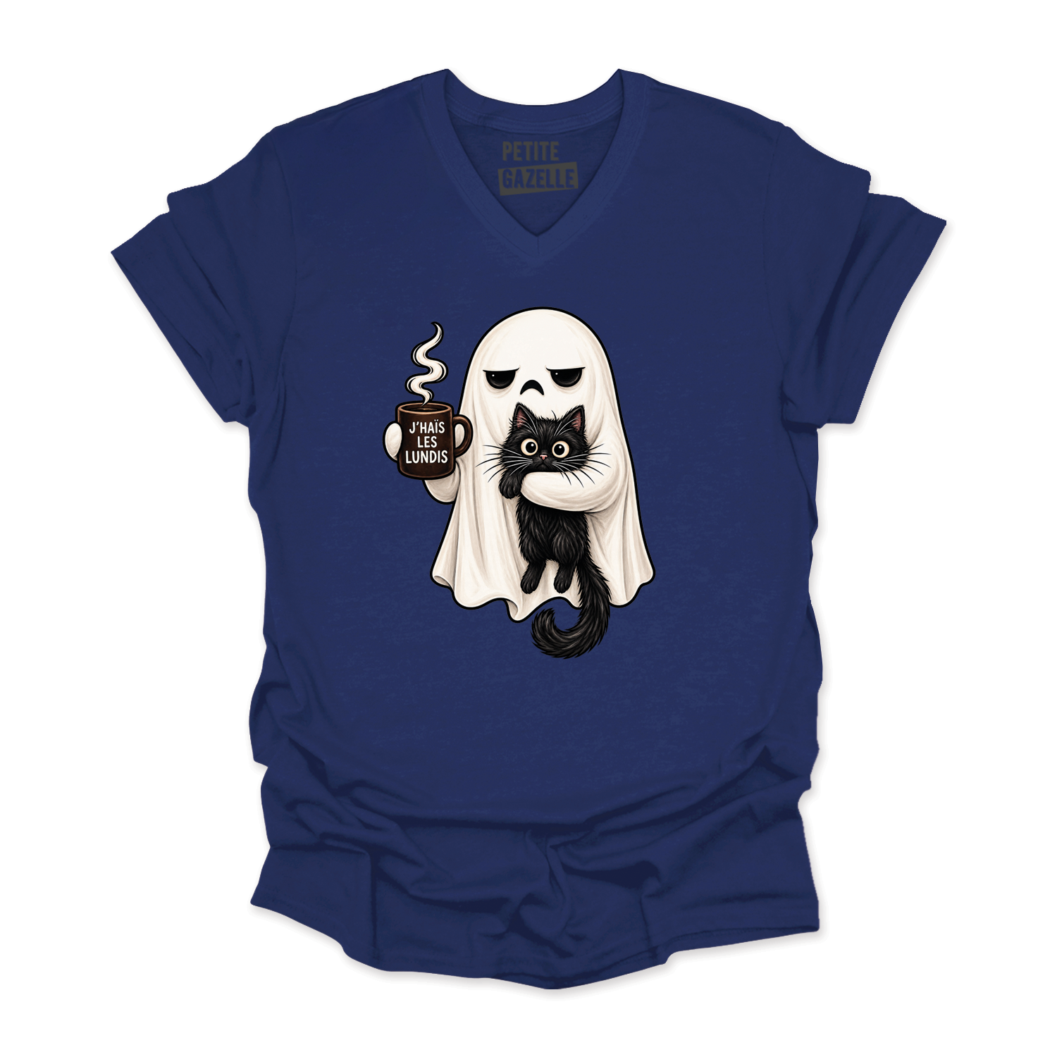 TSHIRT COL en V | J'haïs les lundis