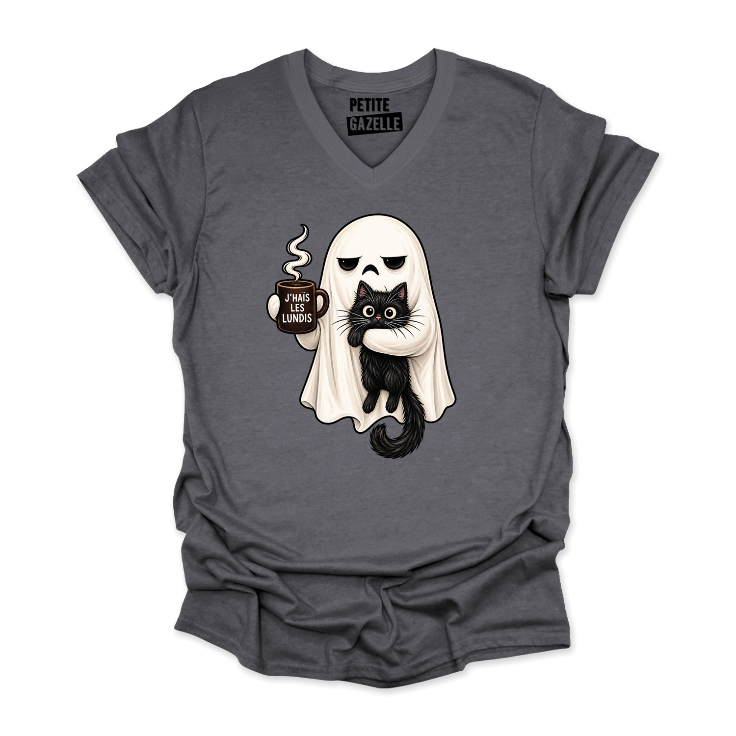 TSHIRT COL en V | J'haïs les lundis