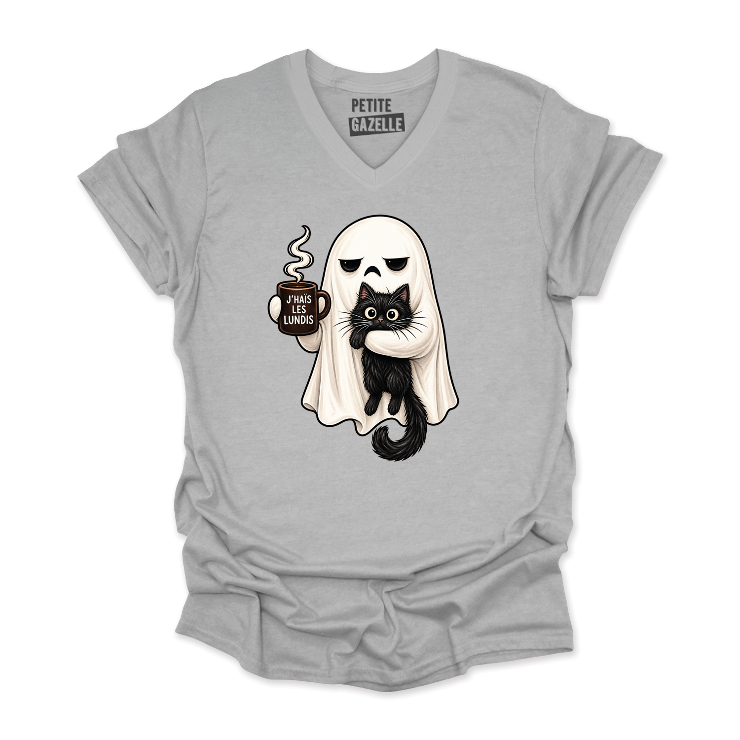 TSHIRT COL en V | J'haïs les lundis