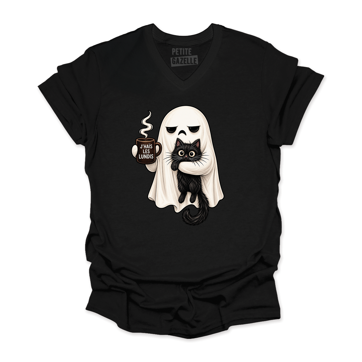 TSHIRT COL en V | J'haïs les lundis