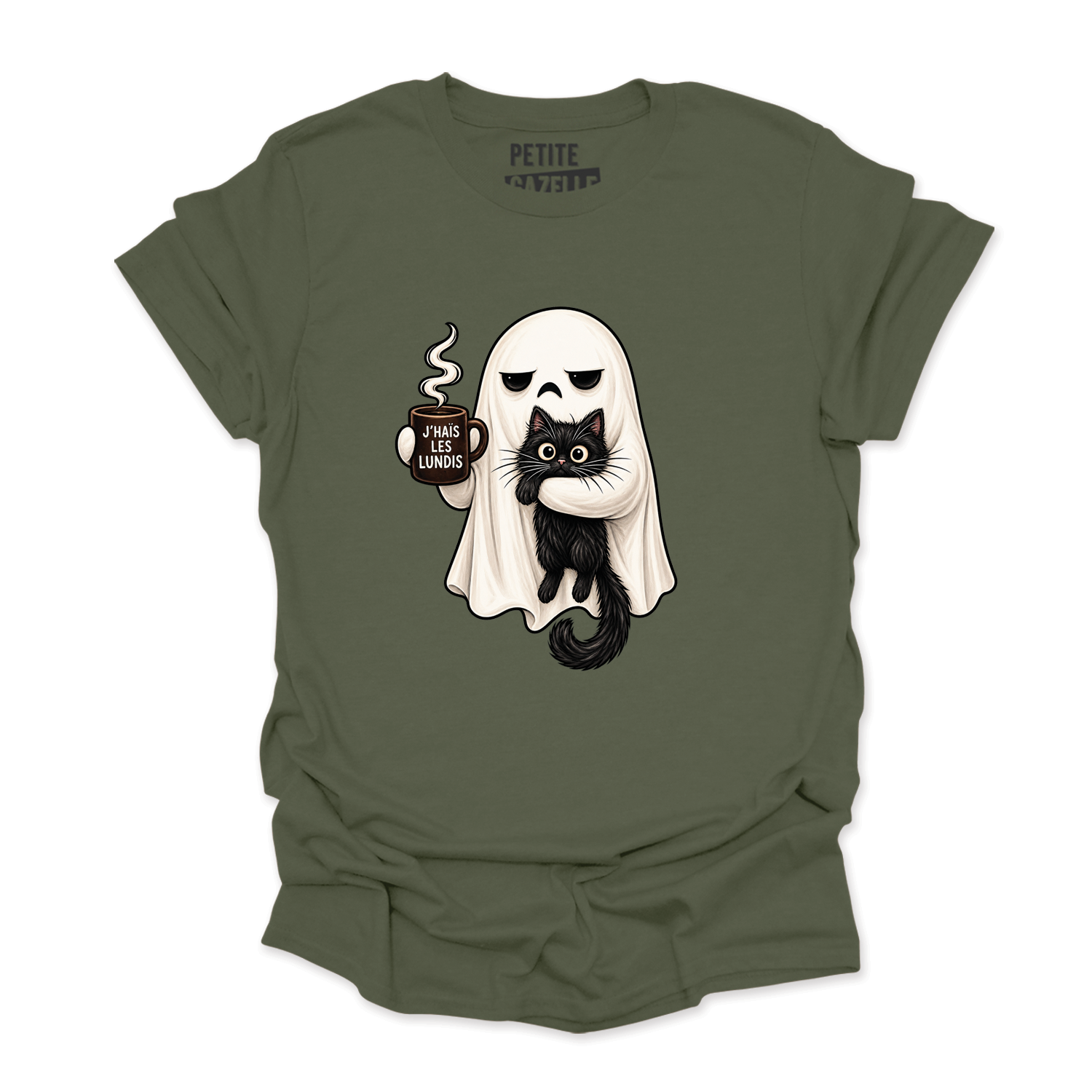T-SHIRT COL ROND | J'haïs les lundis