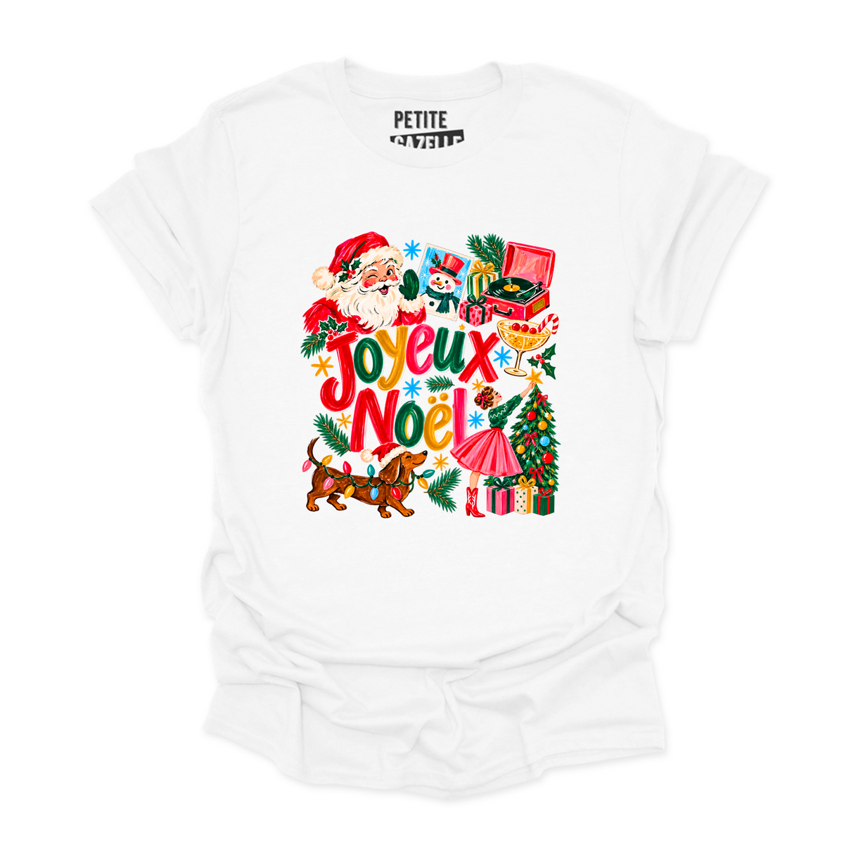 T-SHIRT COL ROND | Joyeux Noël Vintage