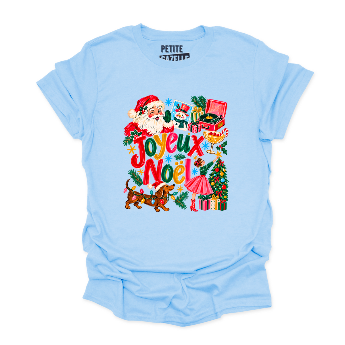 T-SHIRT COL ROND | Joyeux Noël Vintage