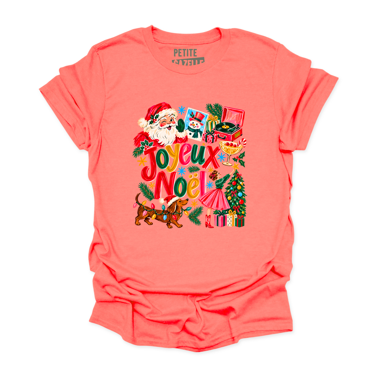 T-SHIRT COL ROND | Joyeux Noël Vintage