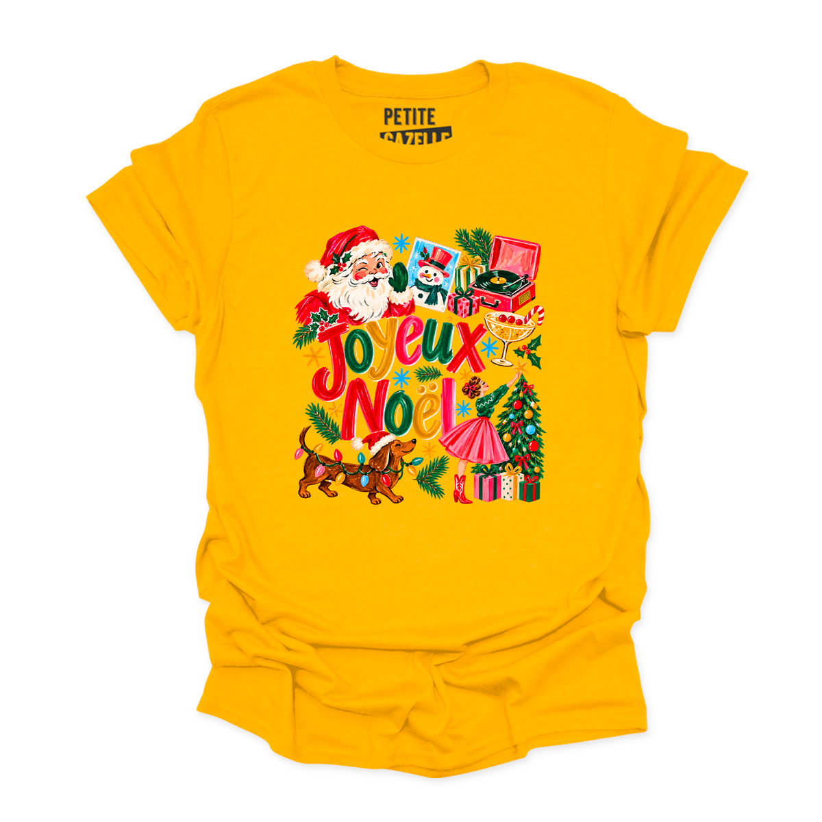 T-SHIRT COL ROND | Joyeux Noël Vintage