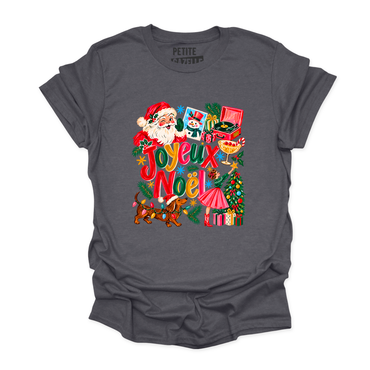 T-SHIRT COL ROND | Joyeux Noël Vintage