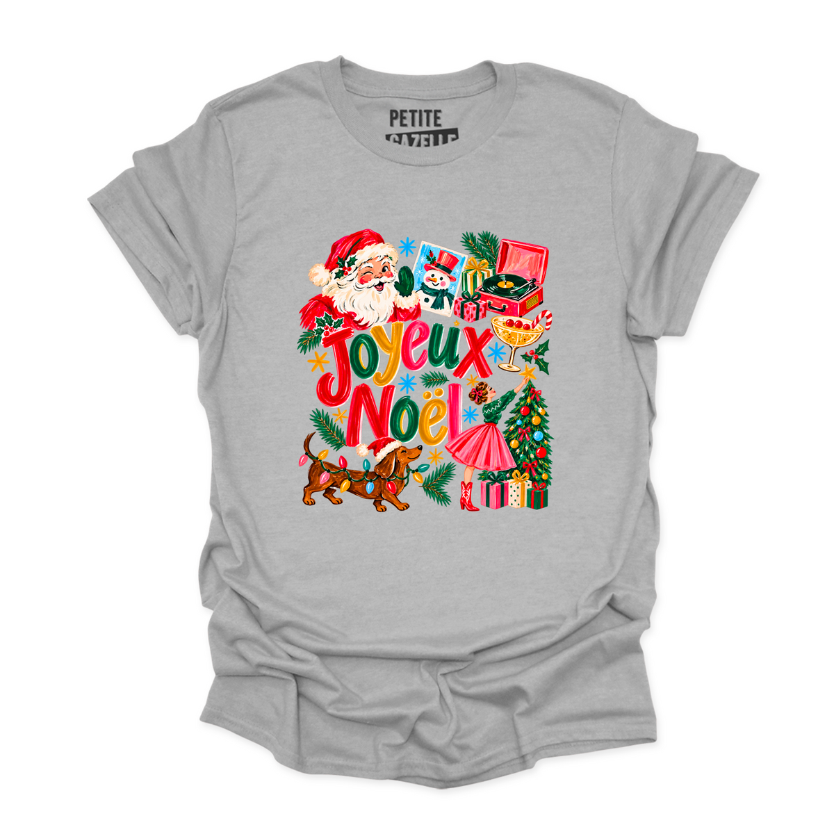 T-SHIRT COL ROND | Joyeux Noël Vintage