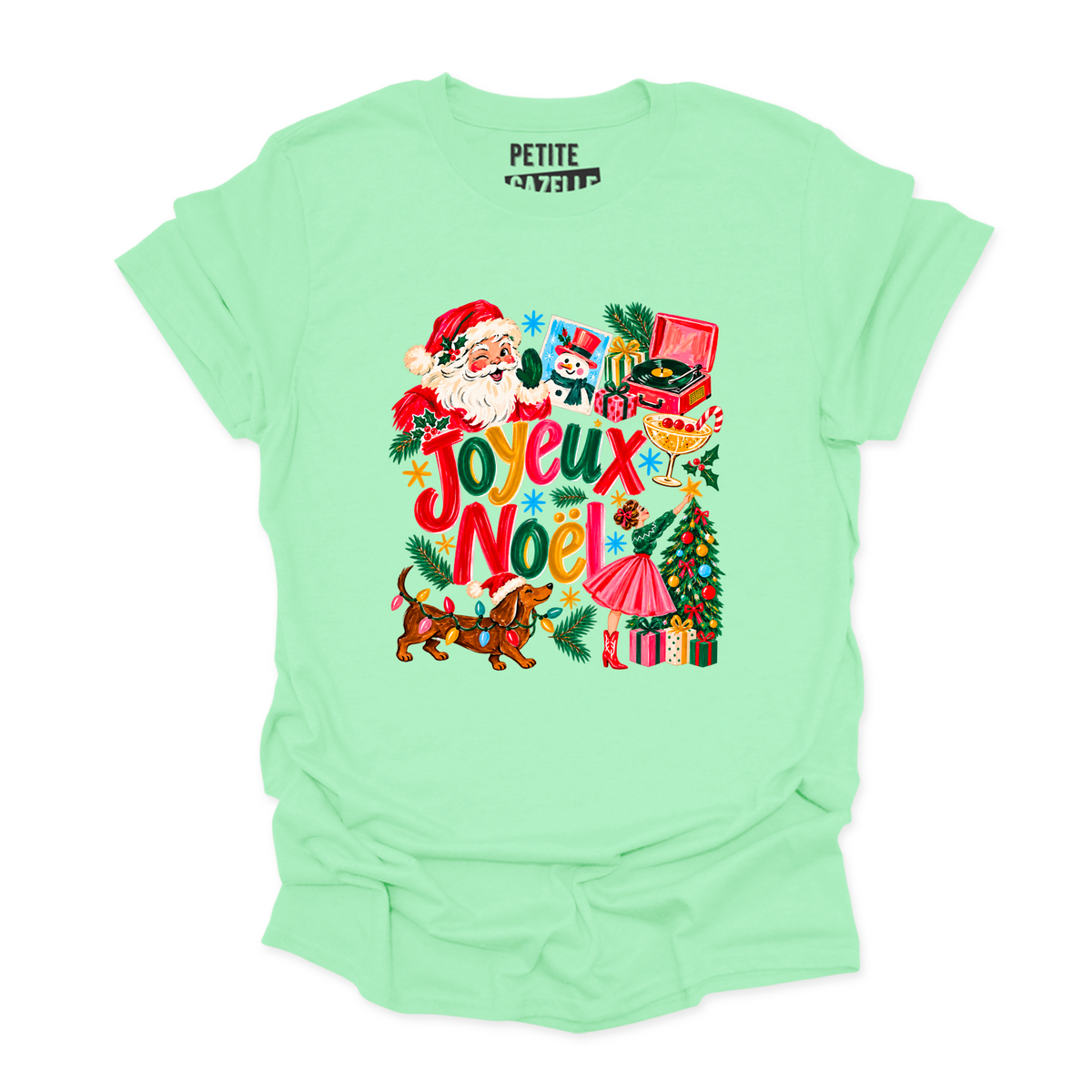T-SHIRT COL ROND | Joyeux Noël Vintage