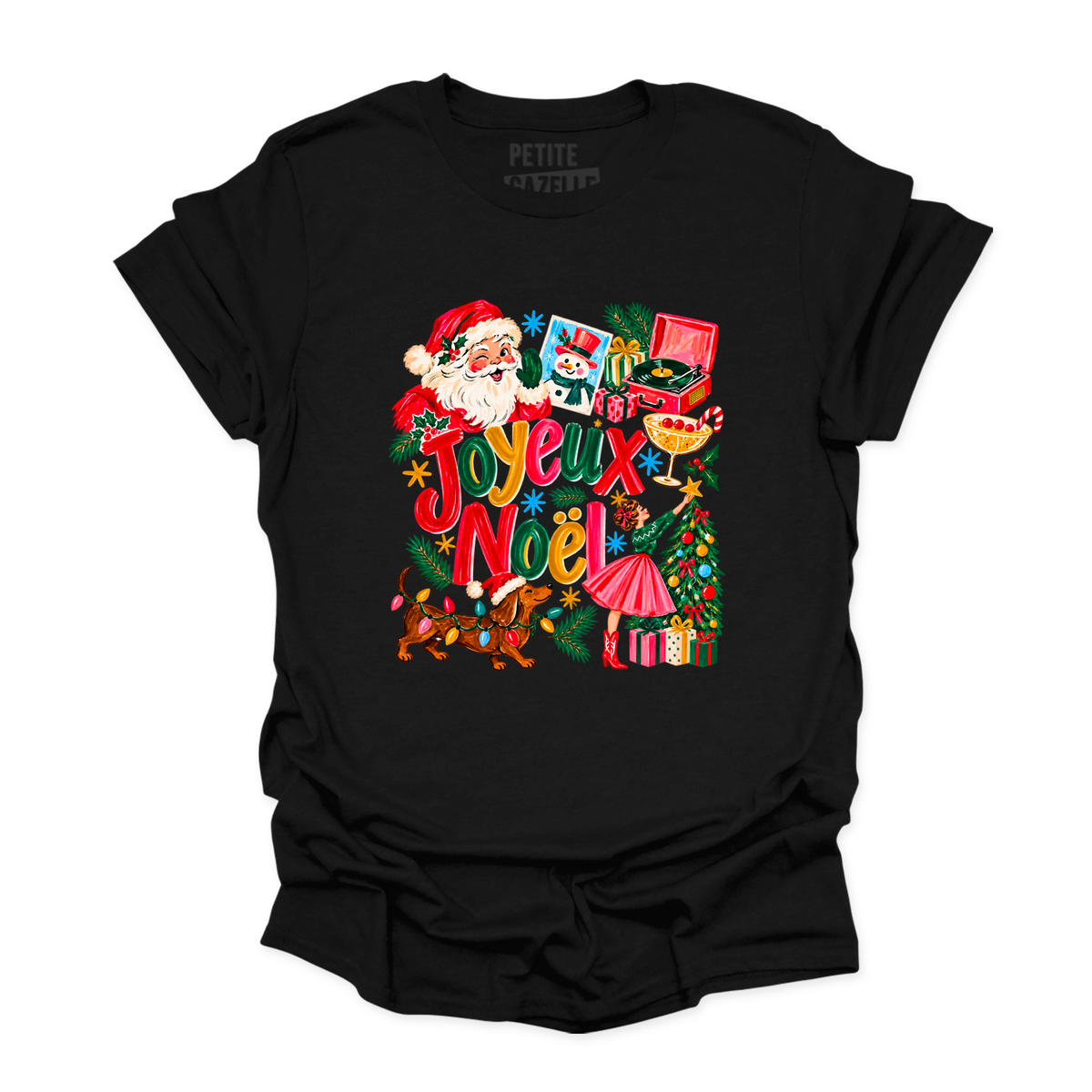 T-SHIRT COL ROND | Joyeux Noël Vintage