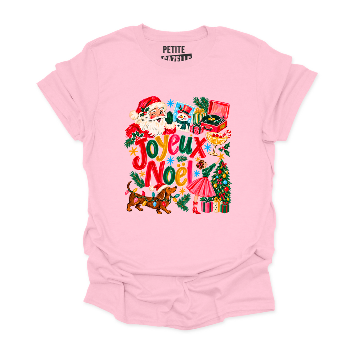 T-SHIRT COL ROND | Joyeux Noël Vintage