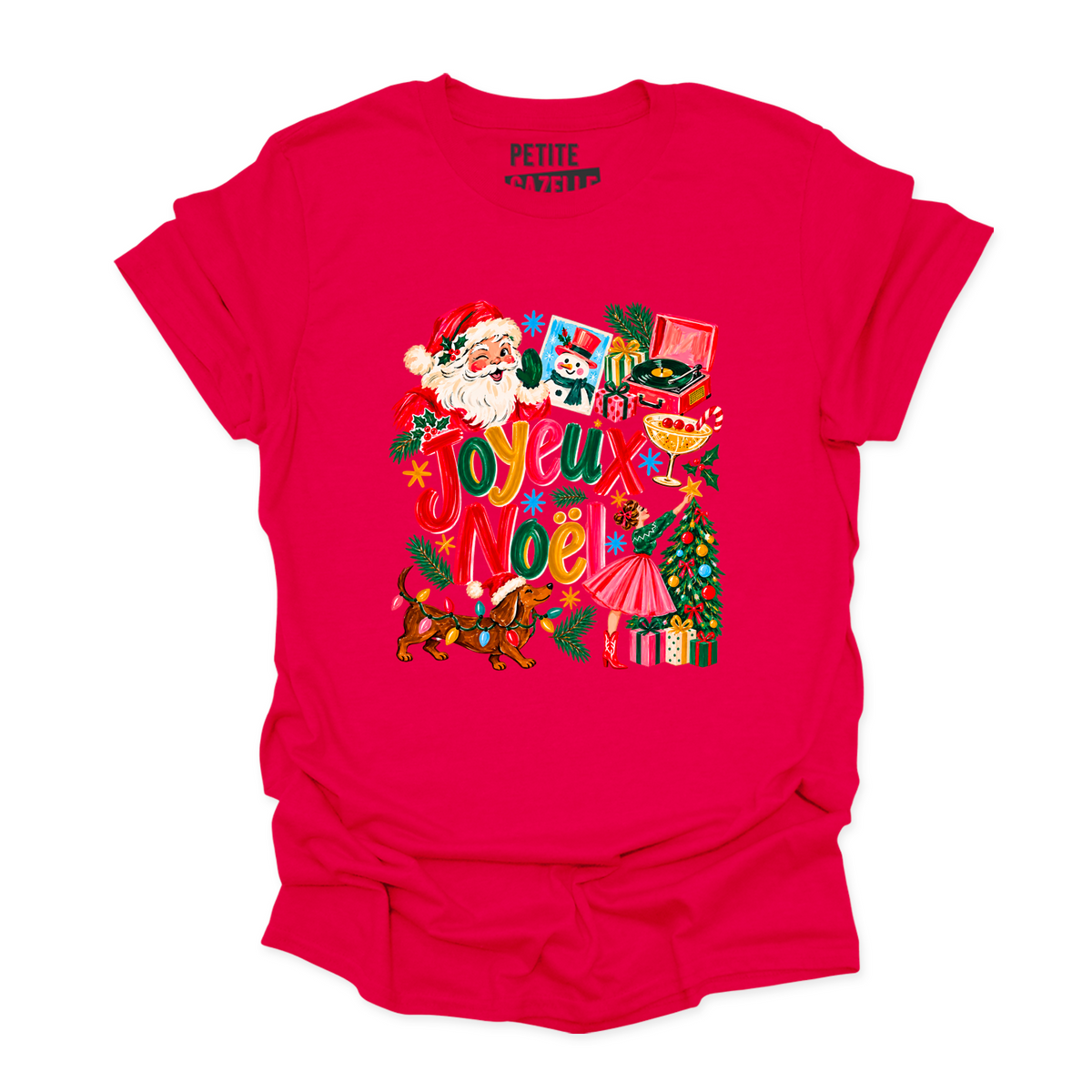 T-SHIRT COL ROND | Joyeux Noël Vintage