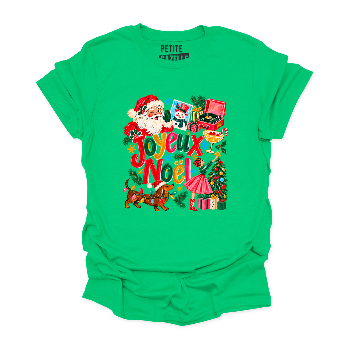 T-SHIRT COL ROND | Joyeux Noël Vintage