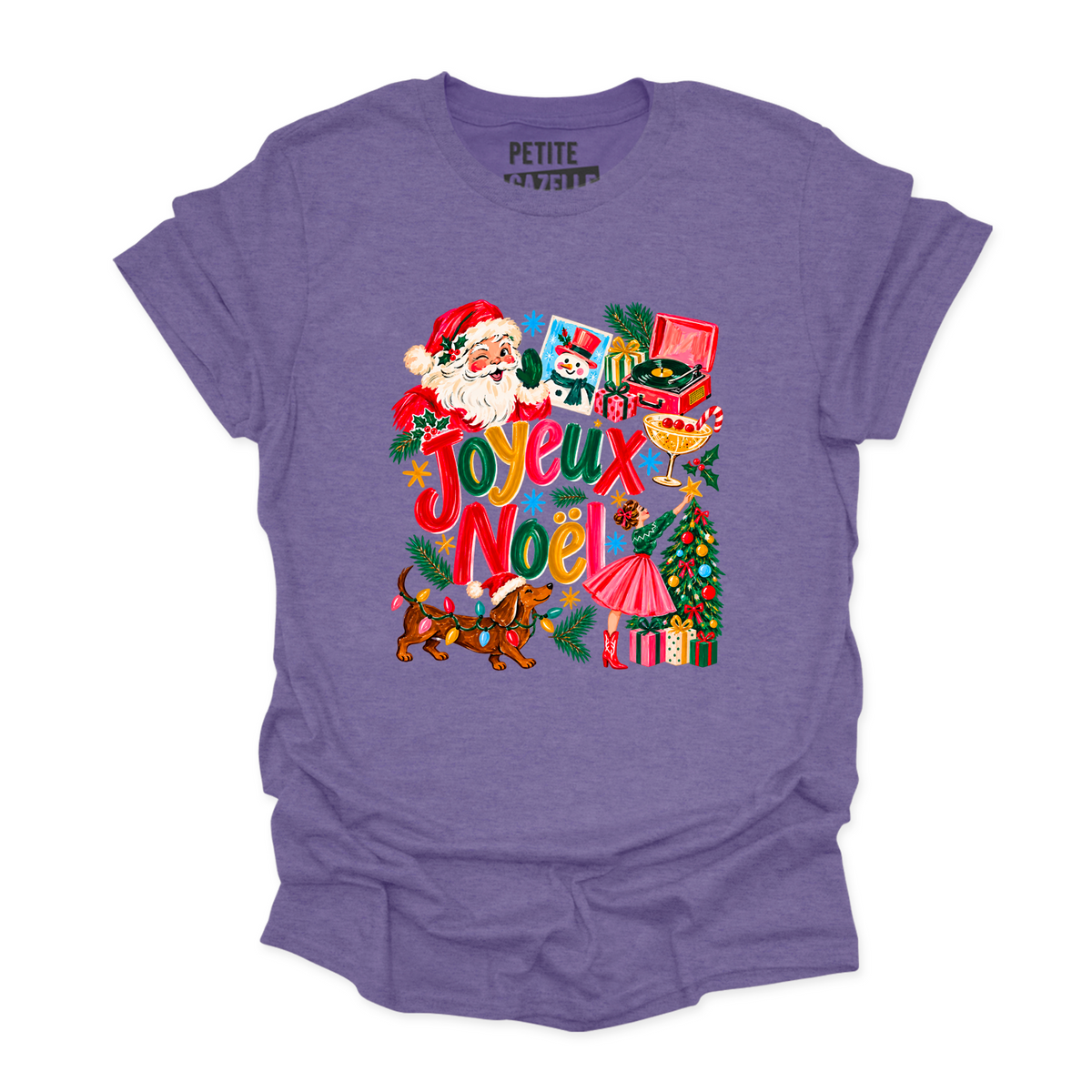 T-SHIRT COL ROND | Joyeux Noël Vintage