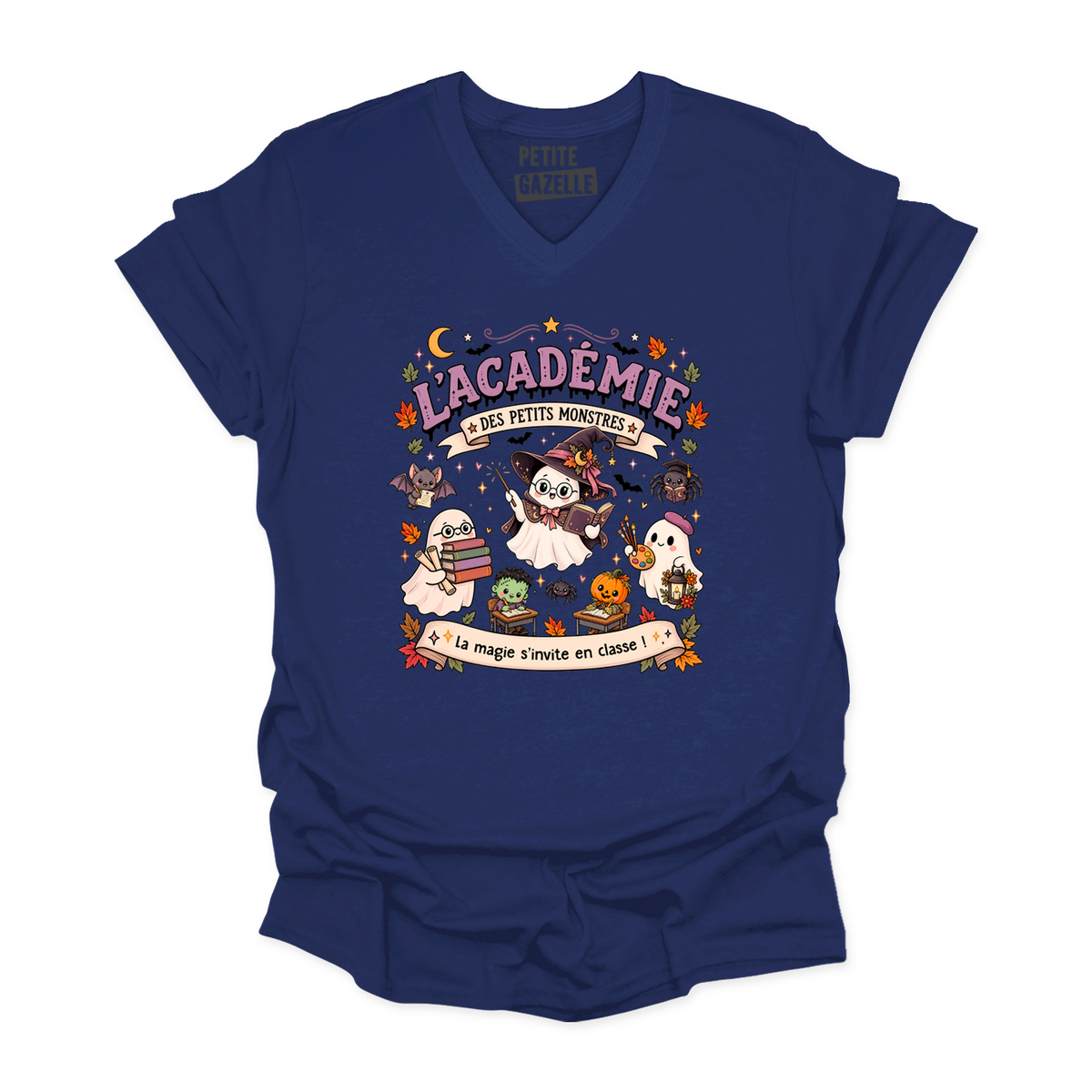 TSHIRT COL en V | L'académie des petits monstres