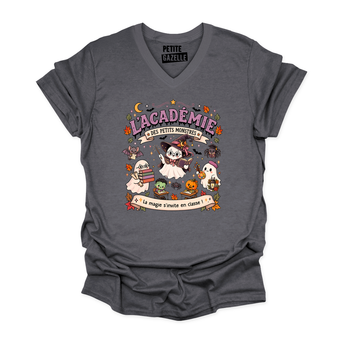 TSHIRT COL en V | L'académie des petits monstres