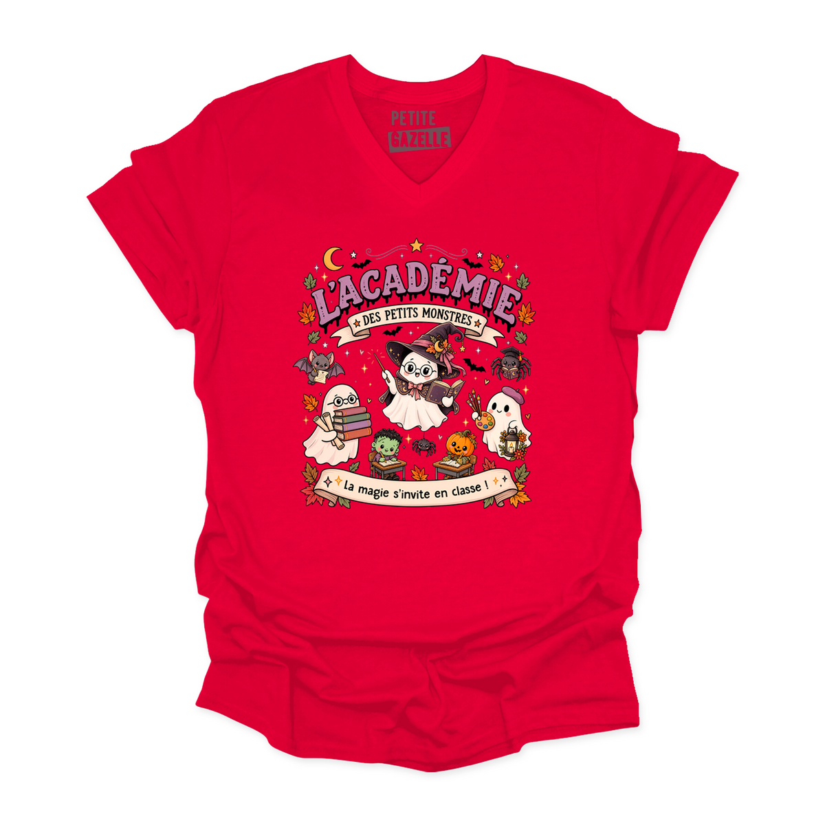 TSHIRT COL en V | L'académie des petits monstres