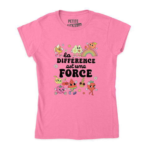 TSHIRT AJUSTÉ | La différence est une force