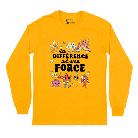T-SHIRT À MANCHES LONGUES | La différence est une force