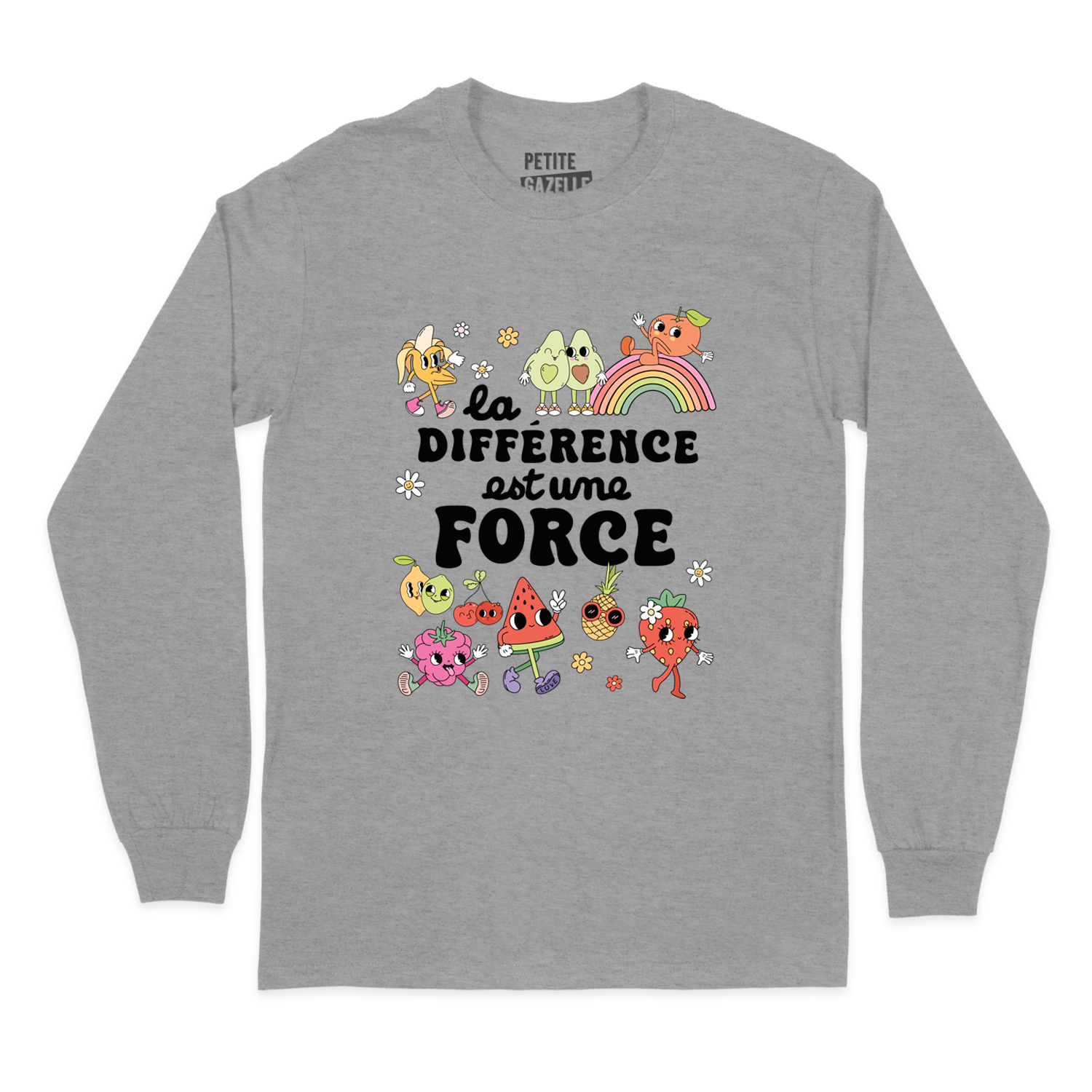T-SHIRT À MANCHES LONGUES | La différence est une force