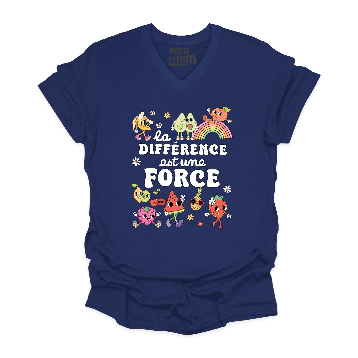 TSHIRT COL en V | La différence est une force