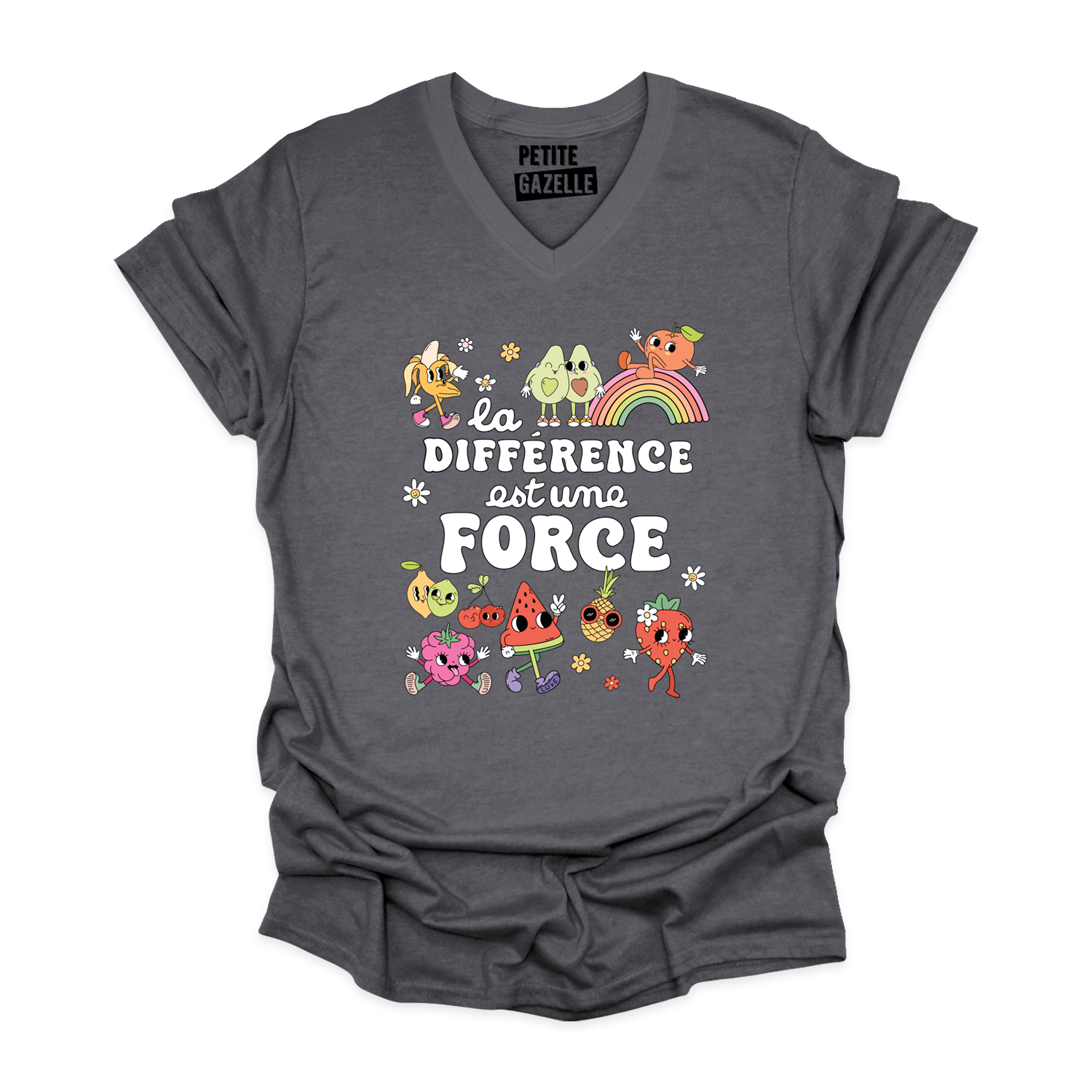 TSHIRT COL en V | La différence est une force