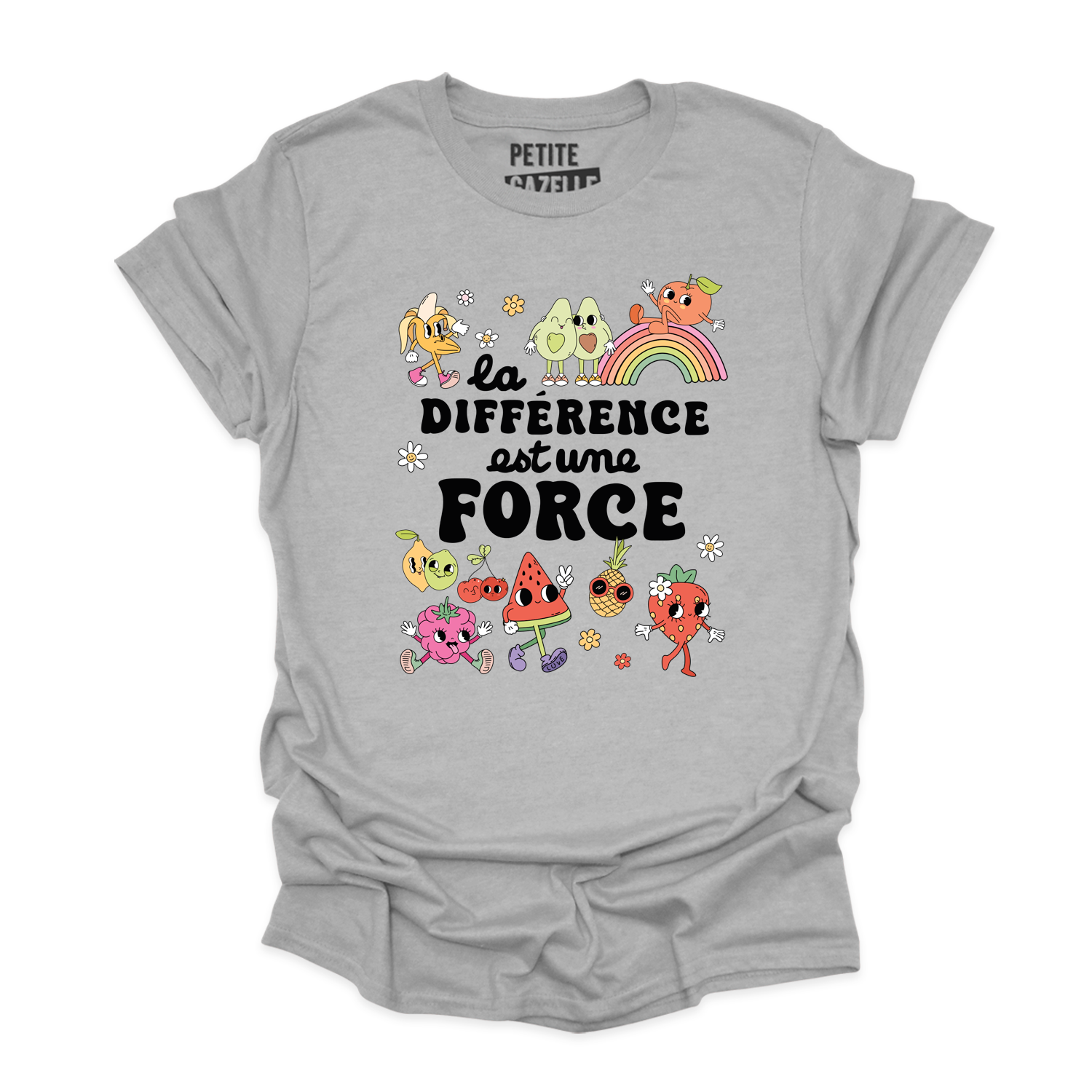 T-SHIRT COL ROND | La différence est une force