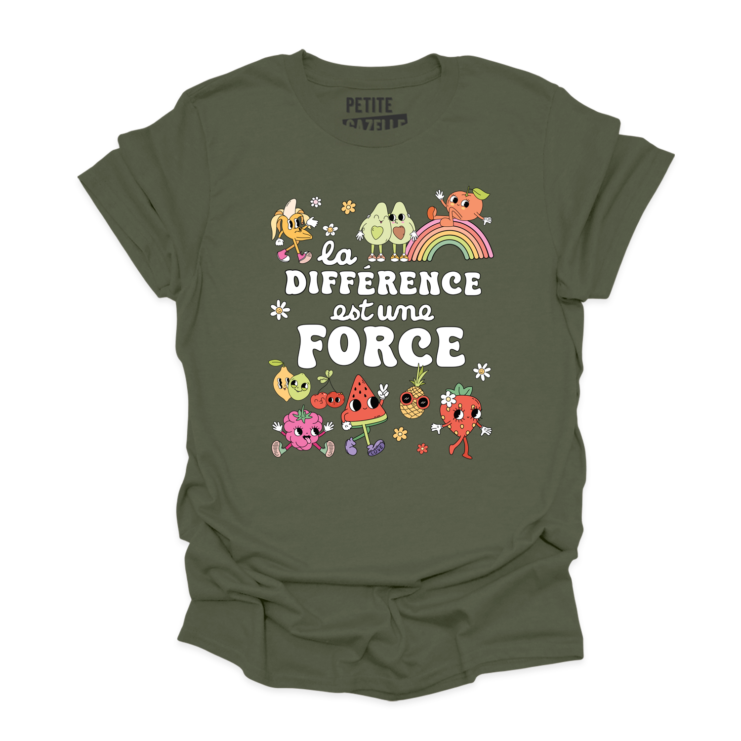 T-SHIRT COL ROND | La différence est une force